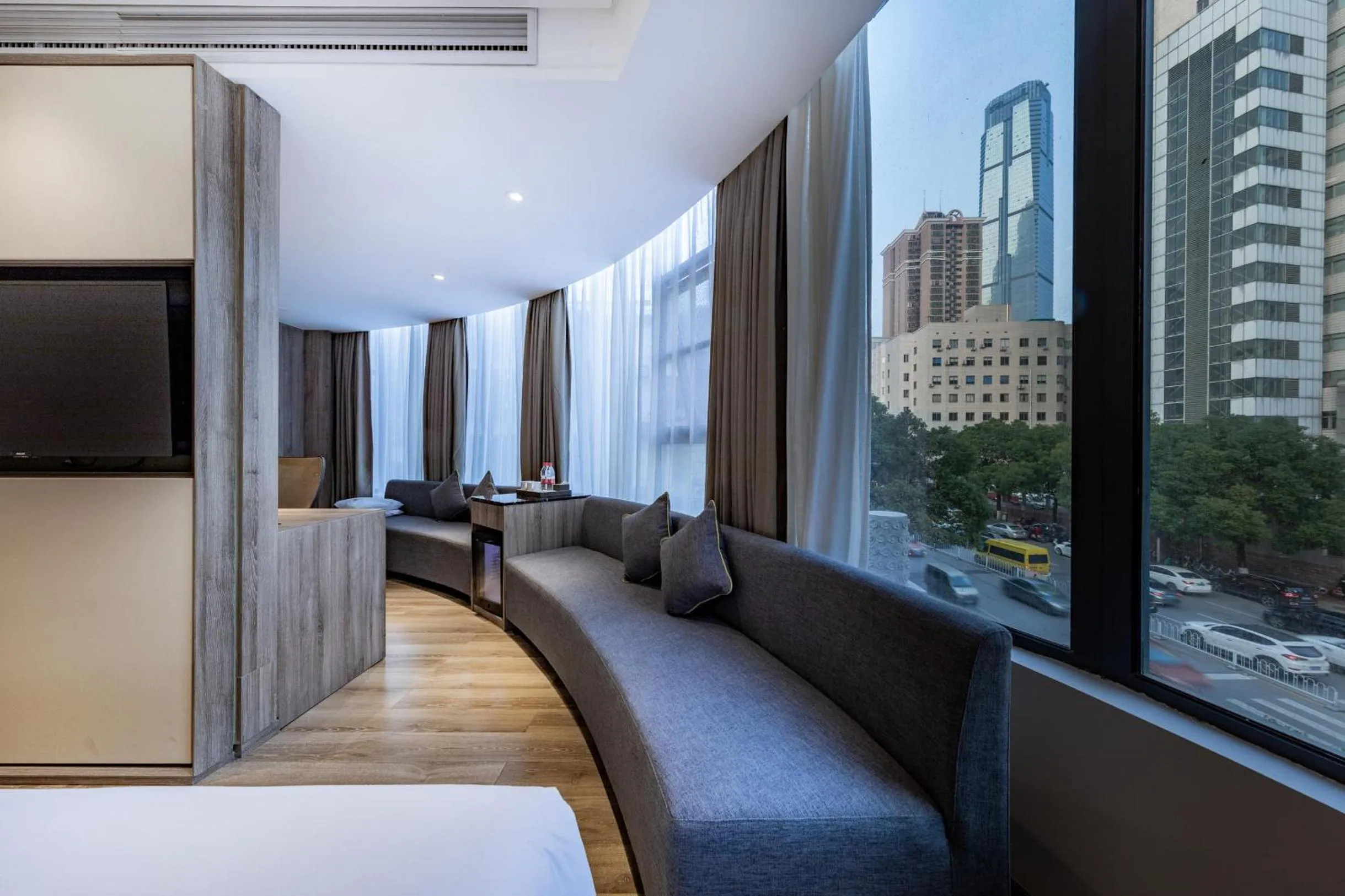 Bed in Atour Hotel Changsha IFC Center