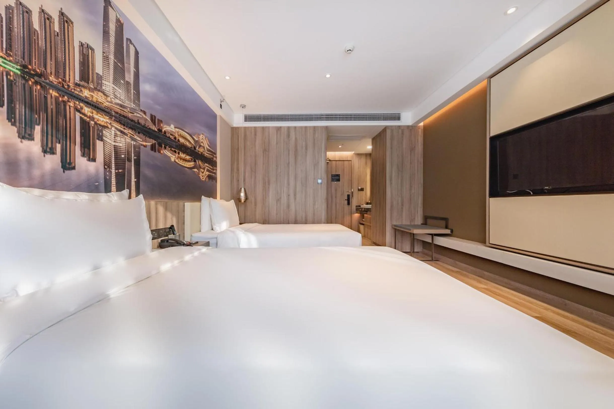 Bed in Atour Hotel Changsha IFC Center