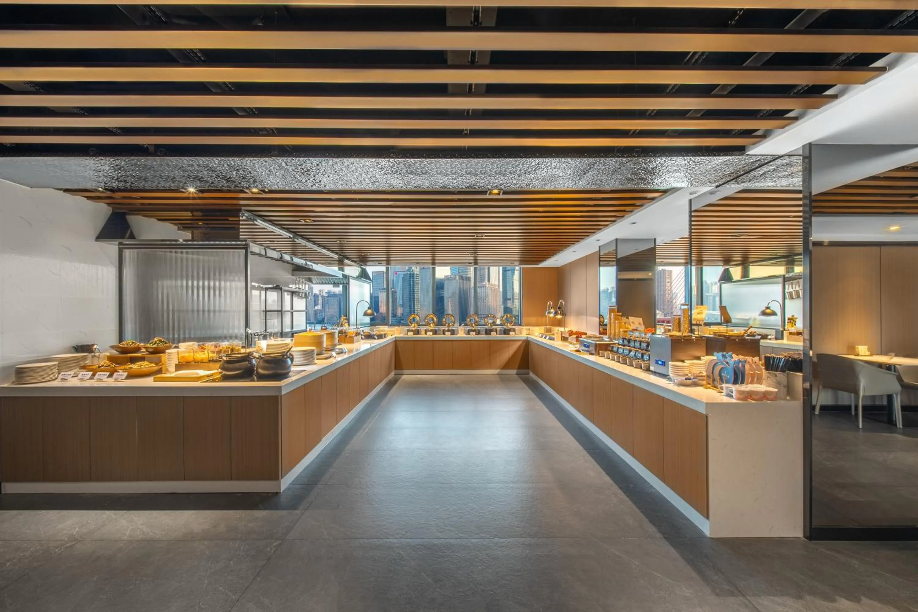 Breakfast in Atour Hotel Chongqing Hongyadong Riverview