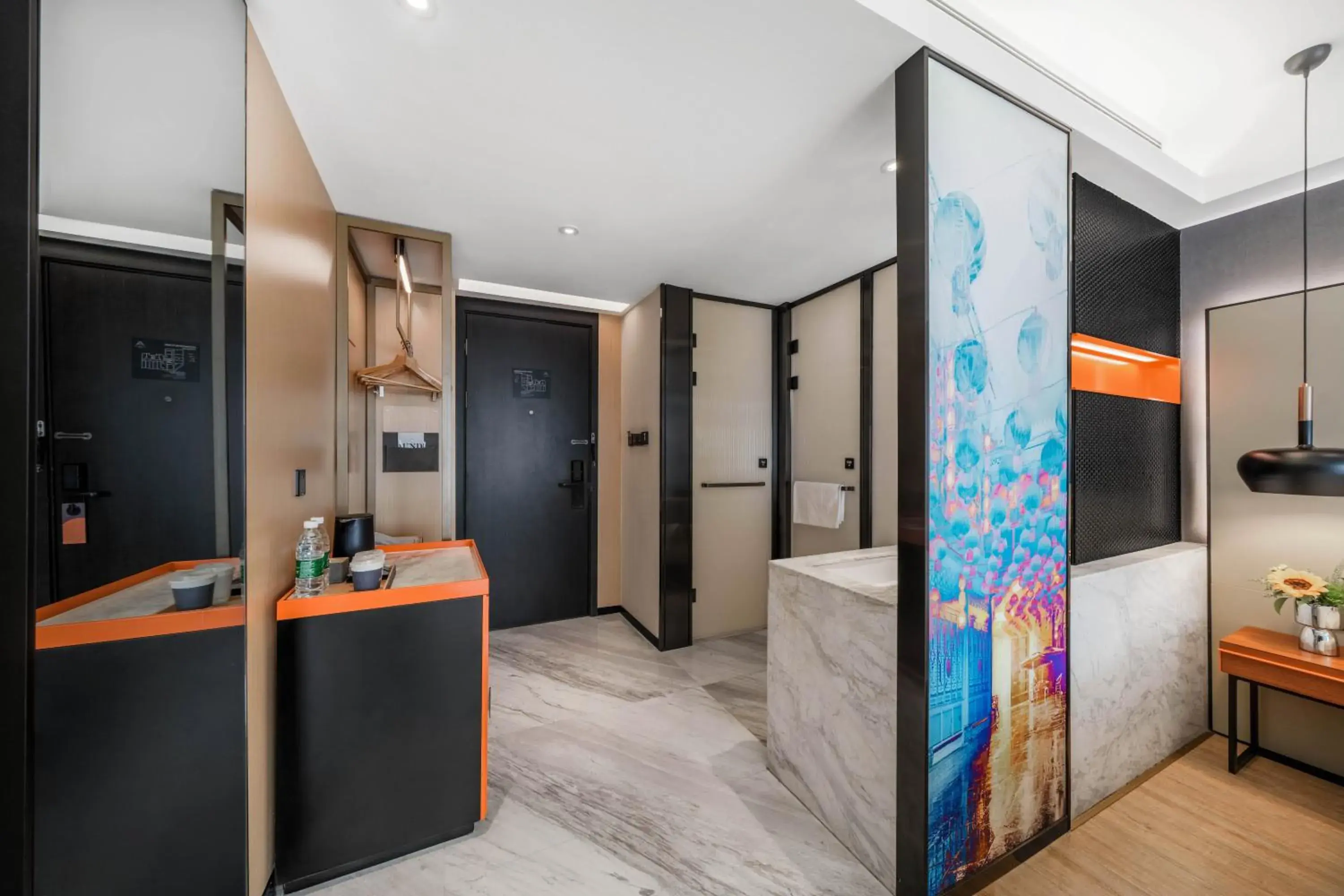 Bed in Atour S Hotel Chengdu Taikoo Li Bed in Atour S Hotel Chengdu Taikoo Li