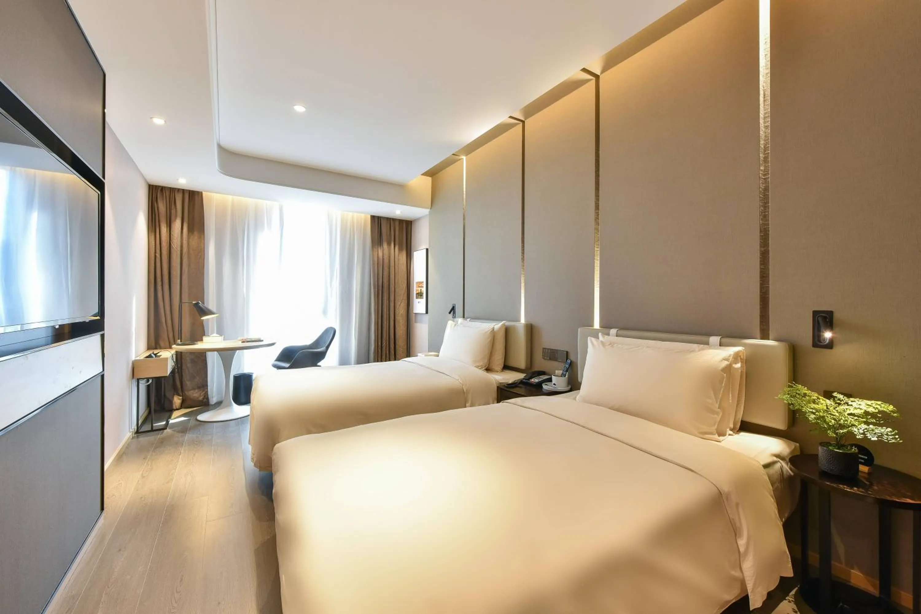 Photo of the whole room in Atour Hotel Beijing Chaoyangmen