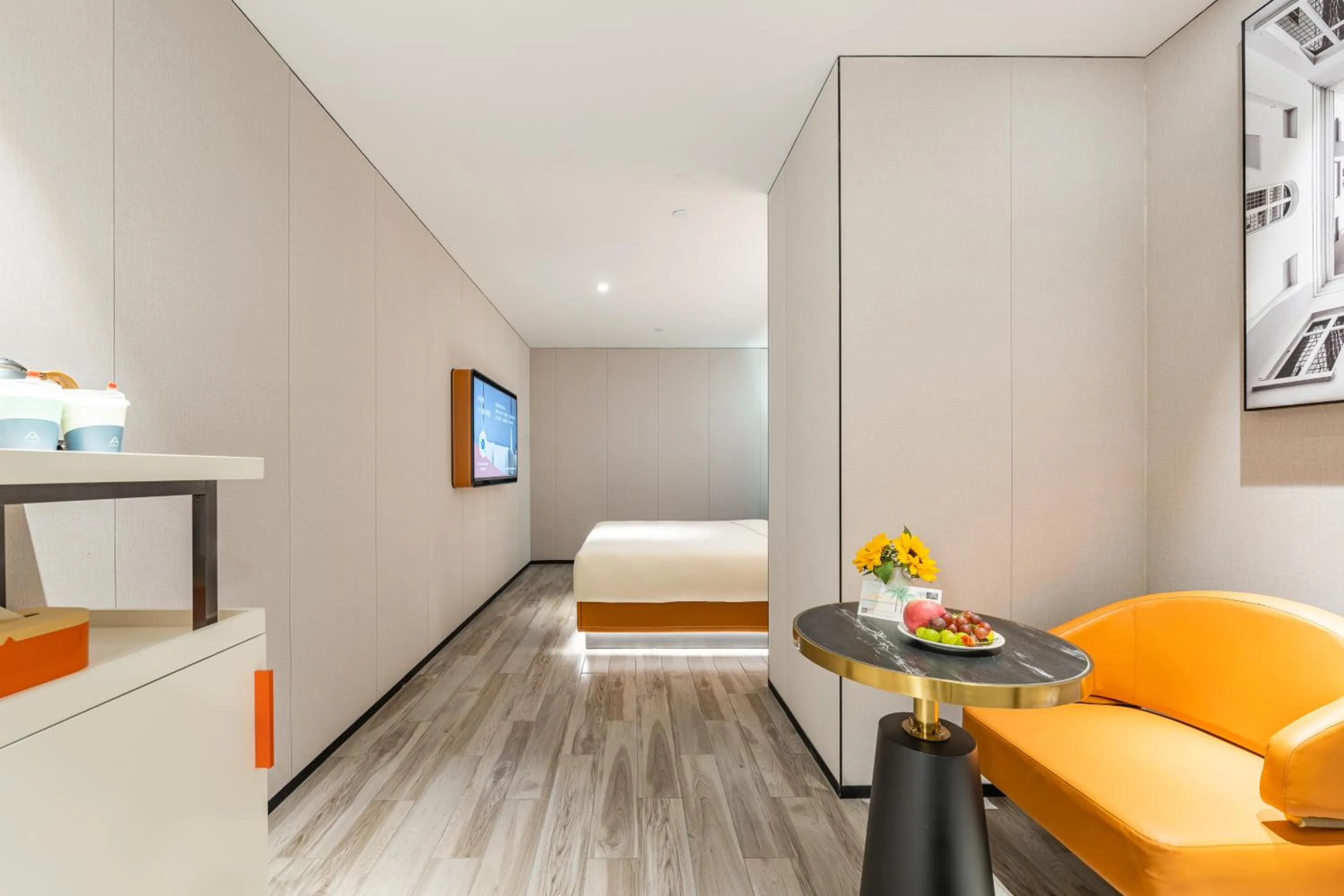 Bedroom, Bed in Atour Hotel Beijing Tiananmen Wangfujing Pedestrian