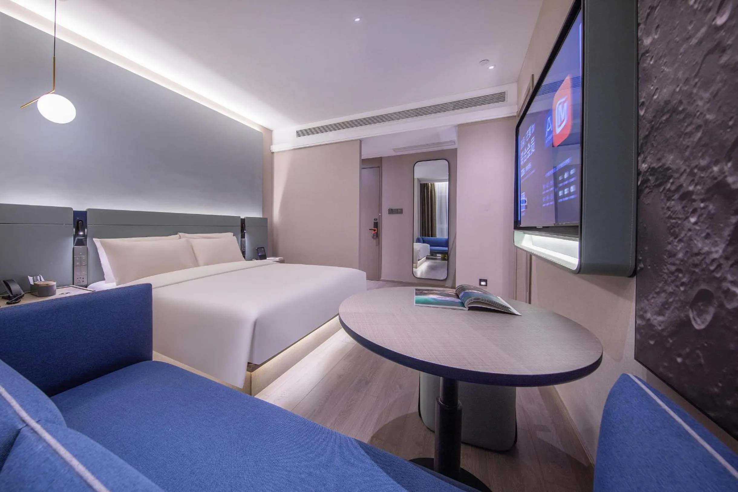 Bed in Atour S Hotel Tianjin Binjiang Road Hanglung Plaza