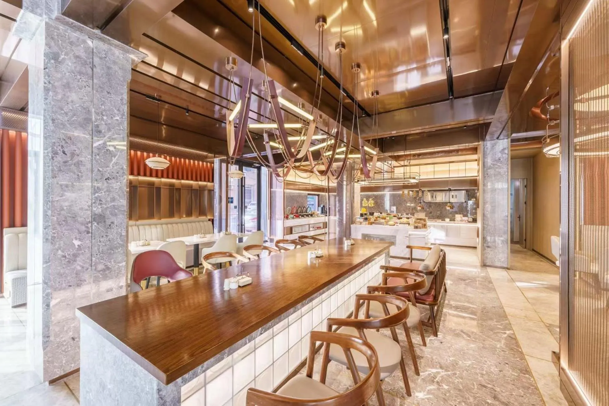 Living room in Dalian Airport Yingke Road Atour Hotel