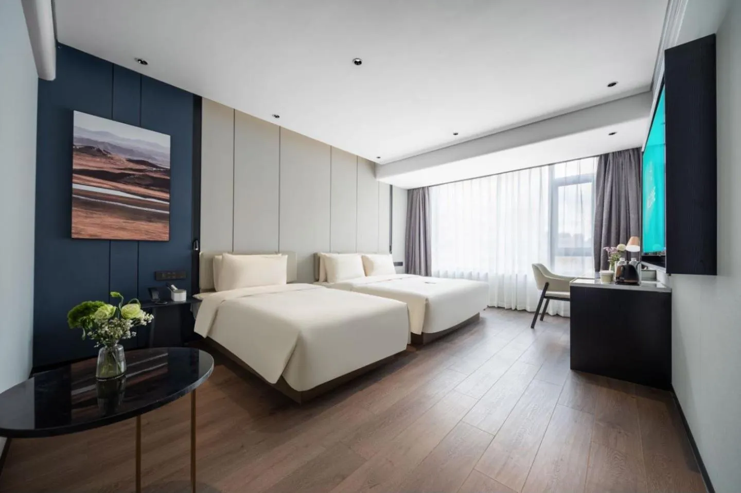 Bedroom, Bed in Atour Hotel Dalian Development Zone
