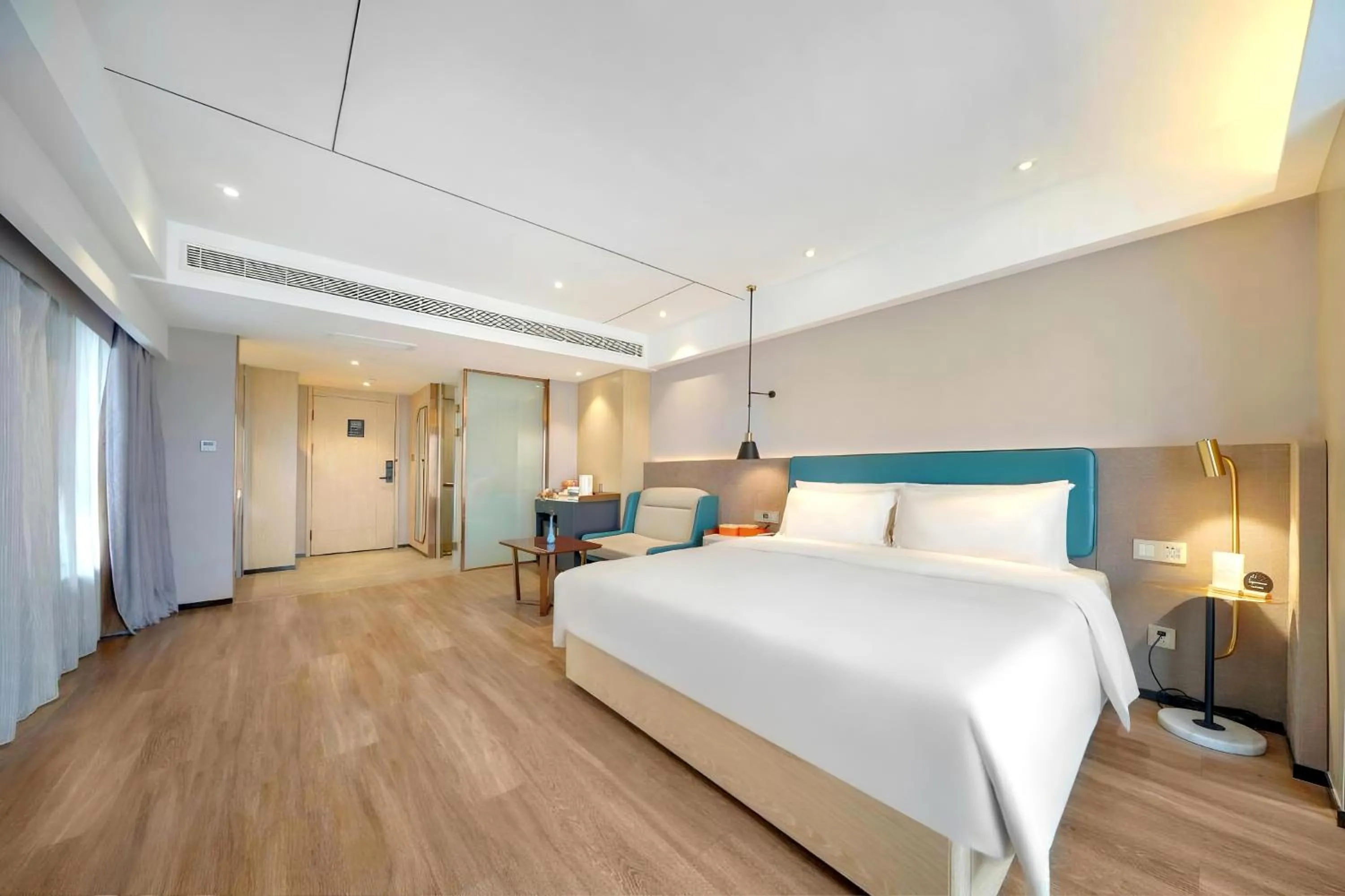 Bed in Atour X Hotel Harbin West Railway Station