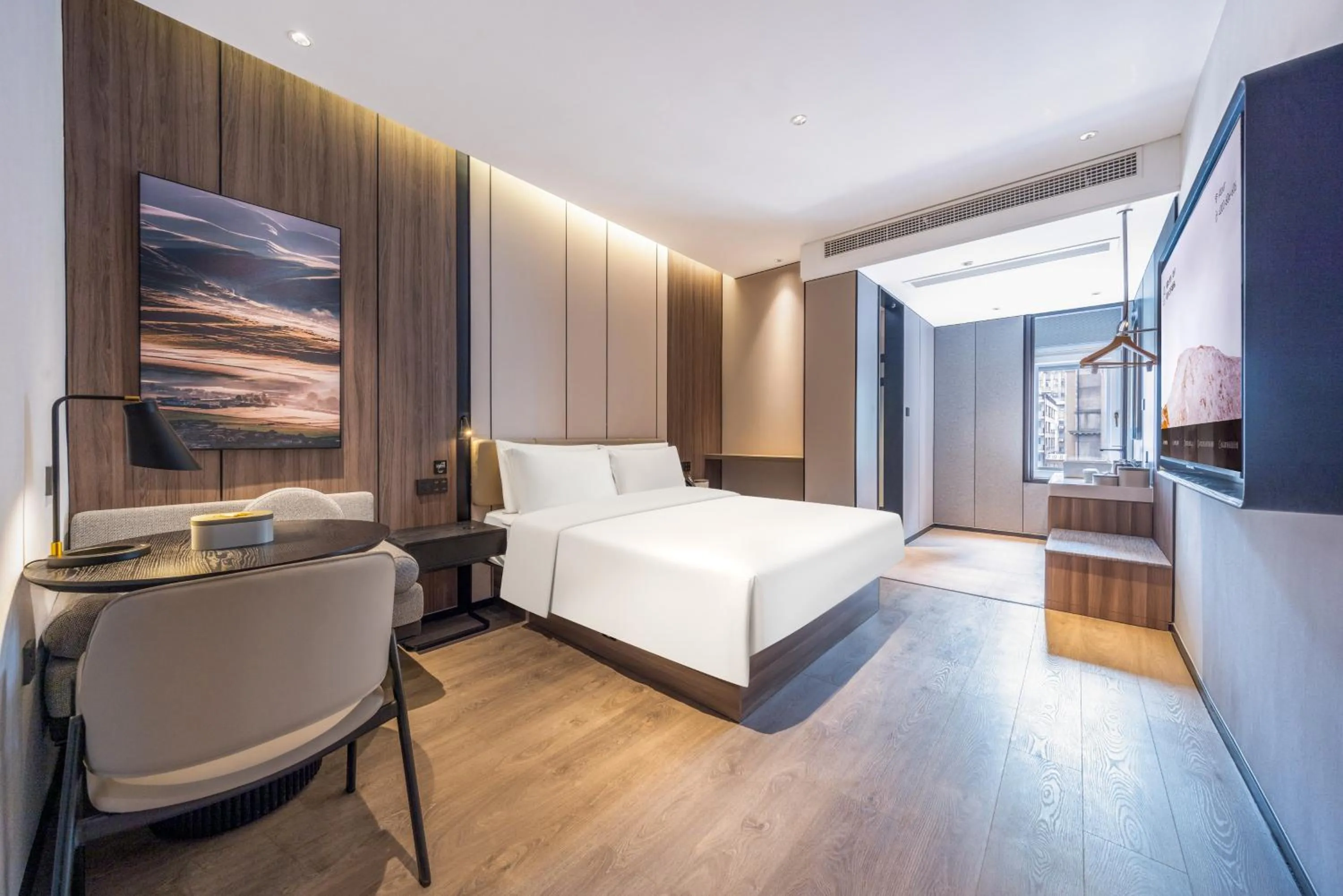 TV and multimedia, Bed in Atour X Hotel The Bund East Nanjing Road