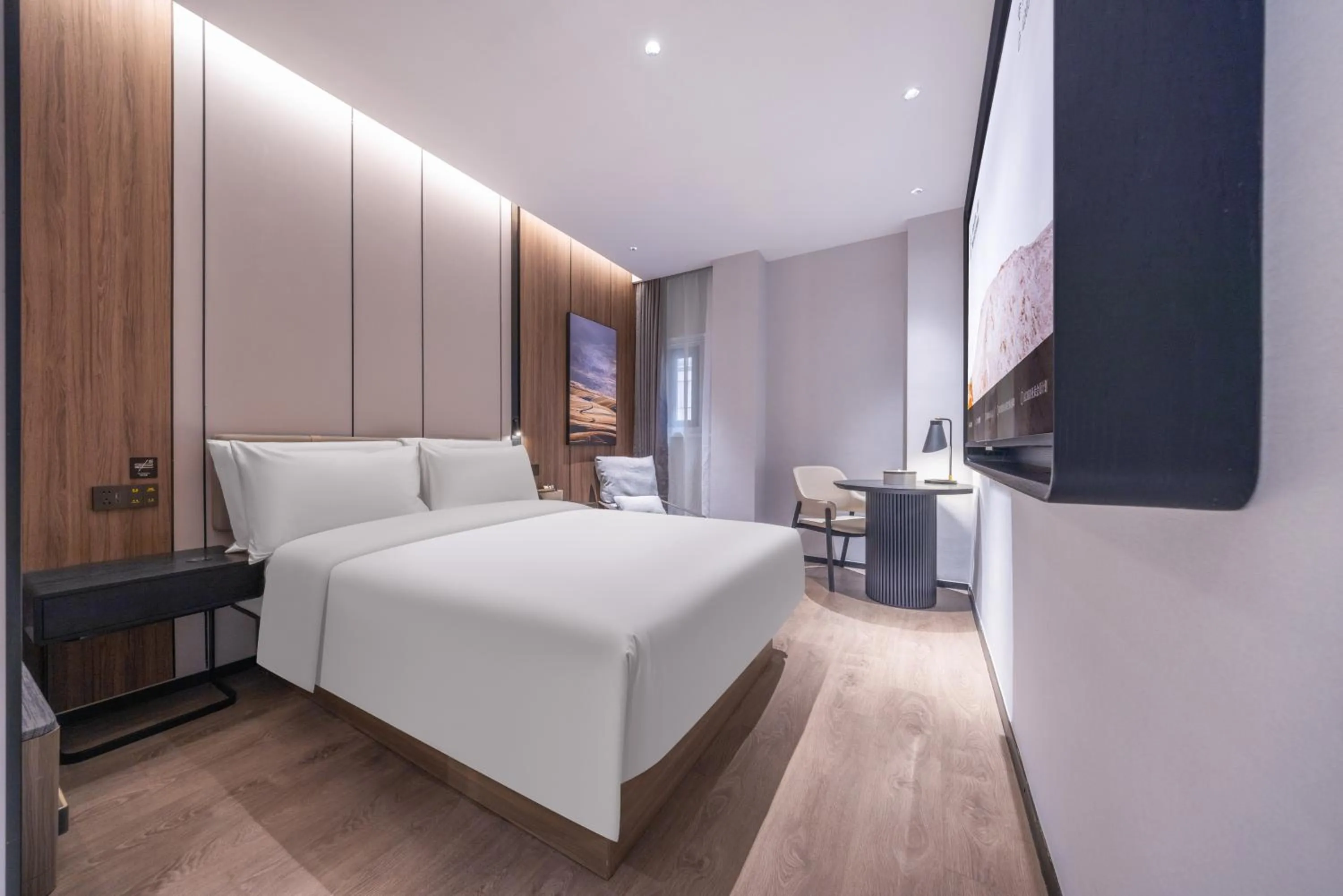 Bed in Atour X Hotel The Bund East Nanjing Road