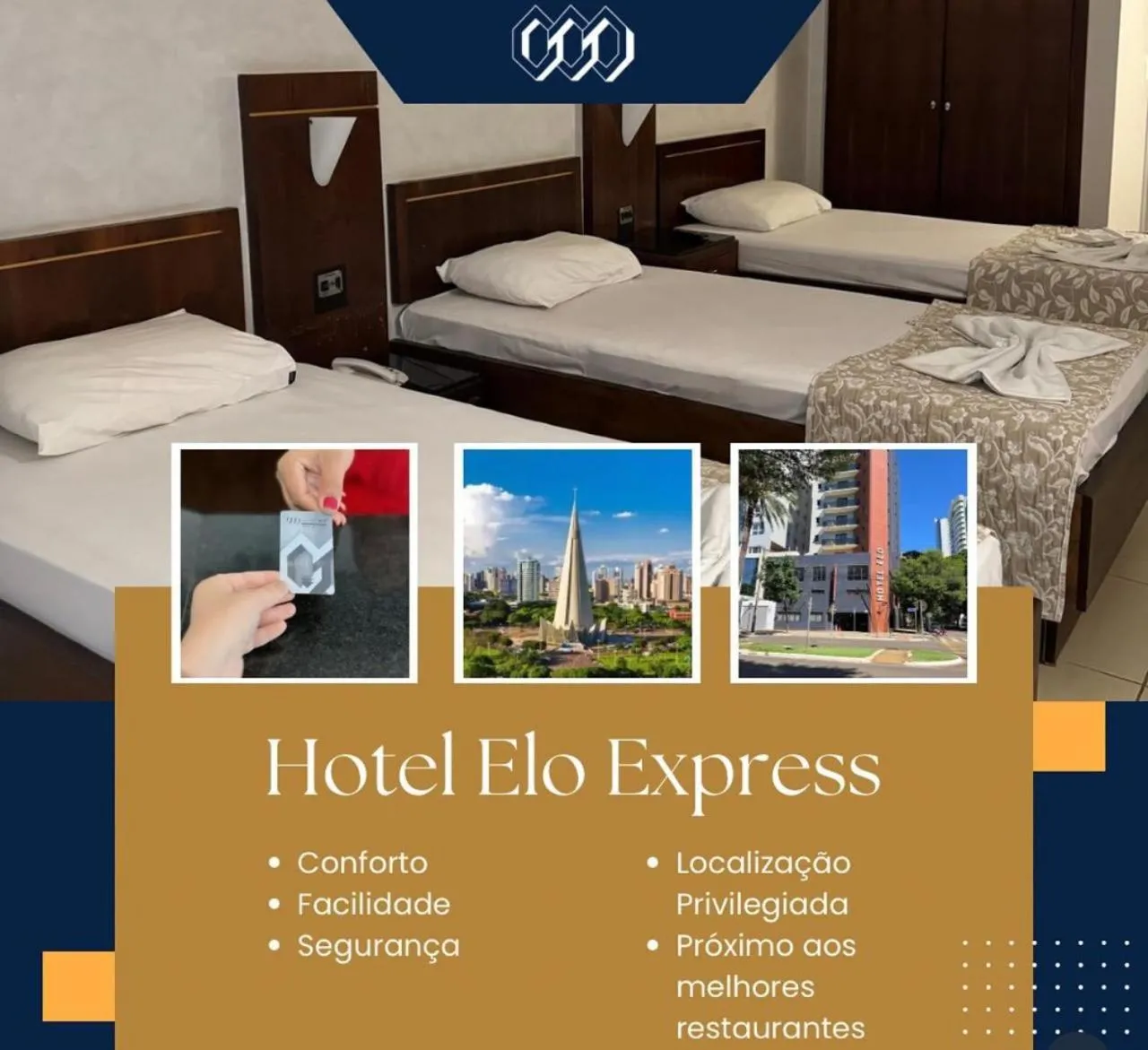 Bed in Elo Hotels Express