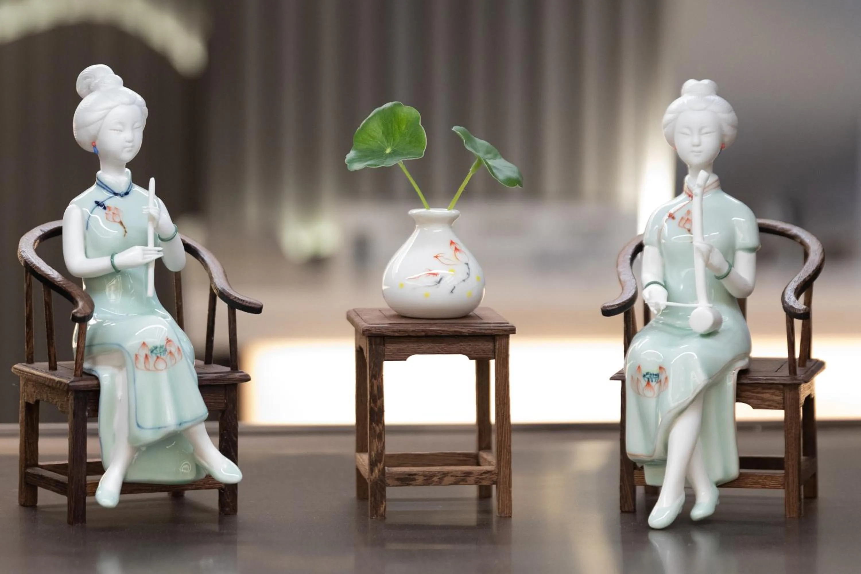 Decorative detail in Atour Hotel Suzhou Guanqian Street Leqiao Station