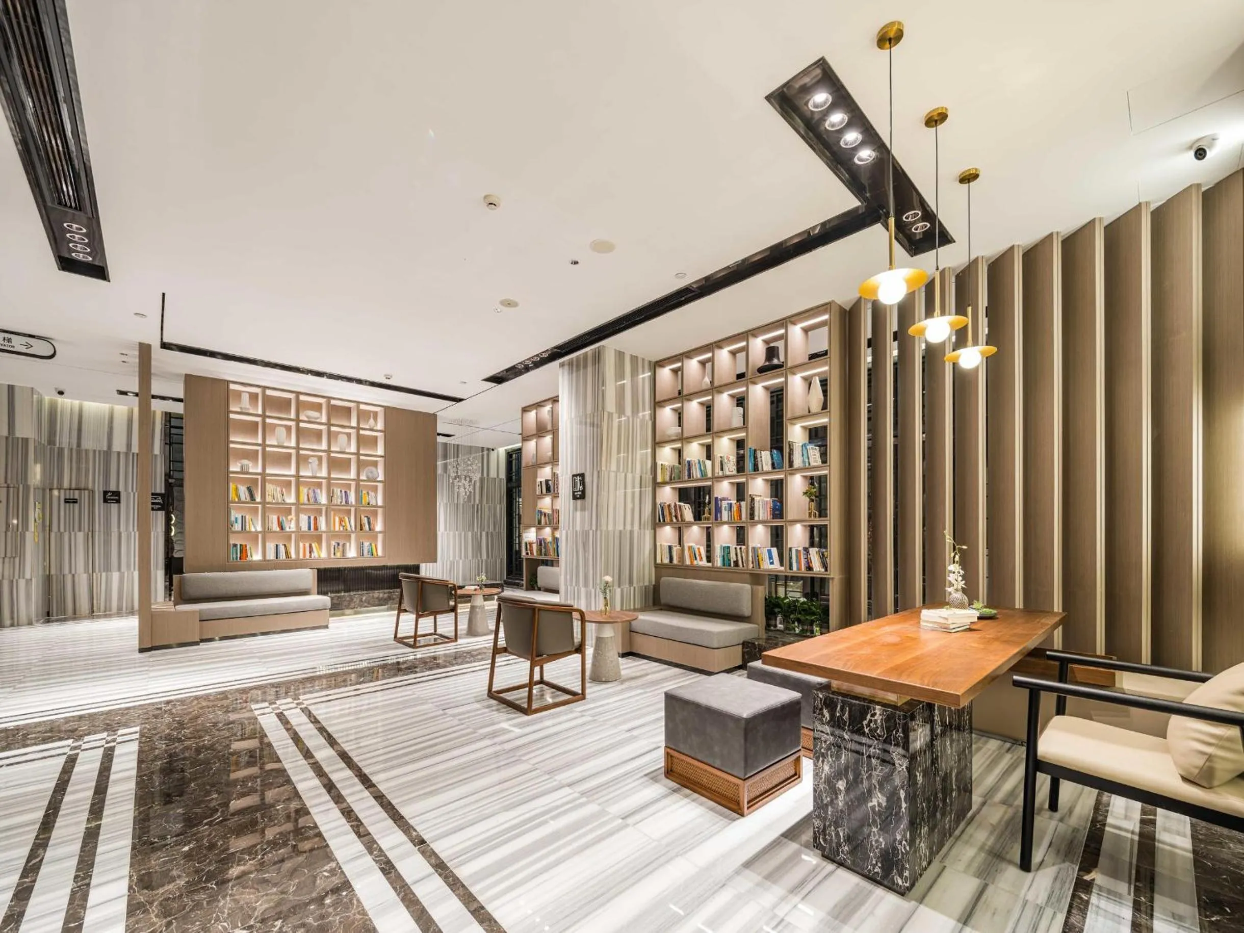 Seating area in Atour Hotel Wushan Road Fuzhou Three Lanes and Seven Alleys