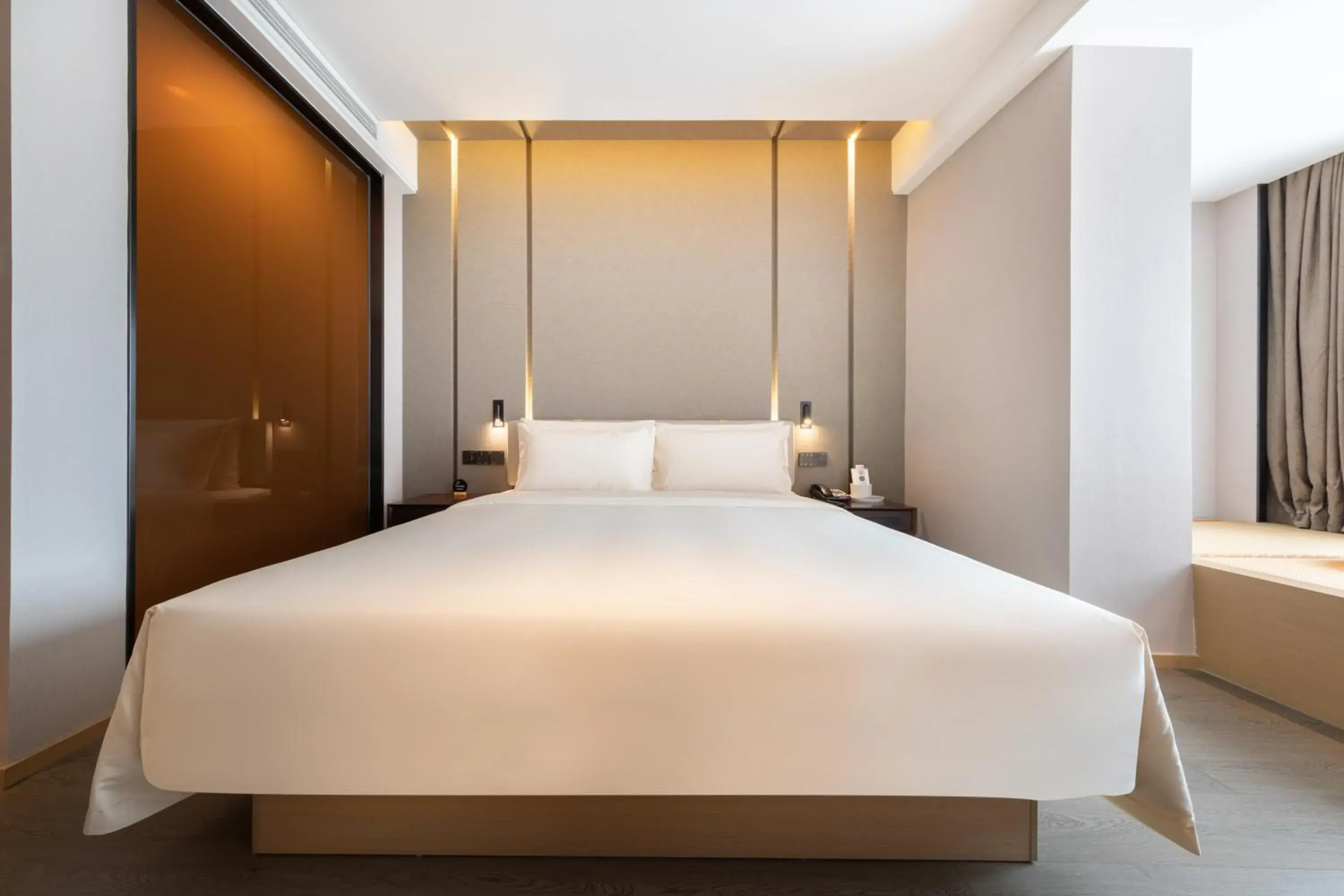 Bed in 厦门火车站明发广场亚朵酒店 Bed in 厦门火车站明发广场亚朵酒店