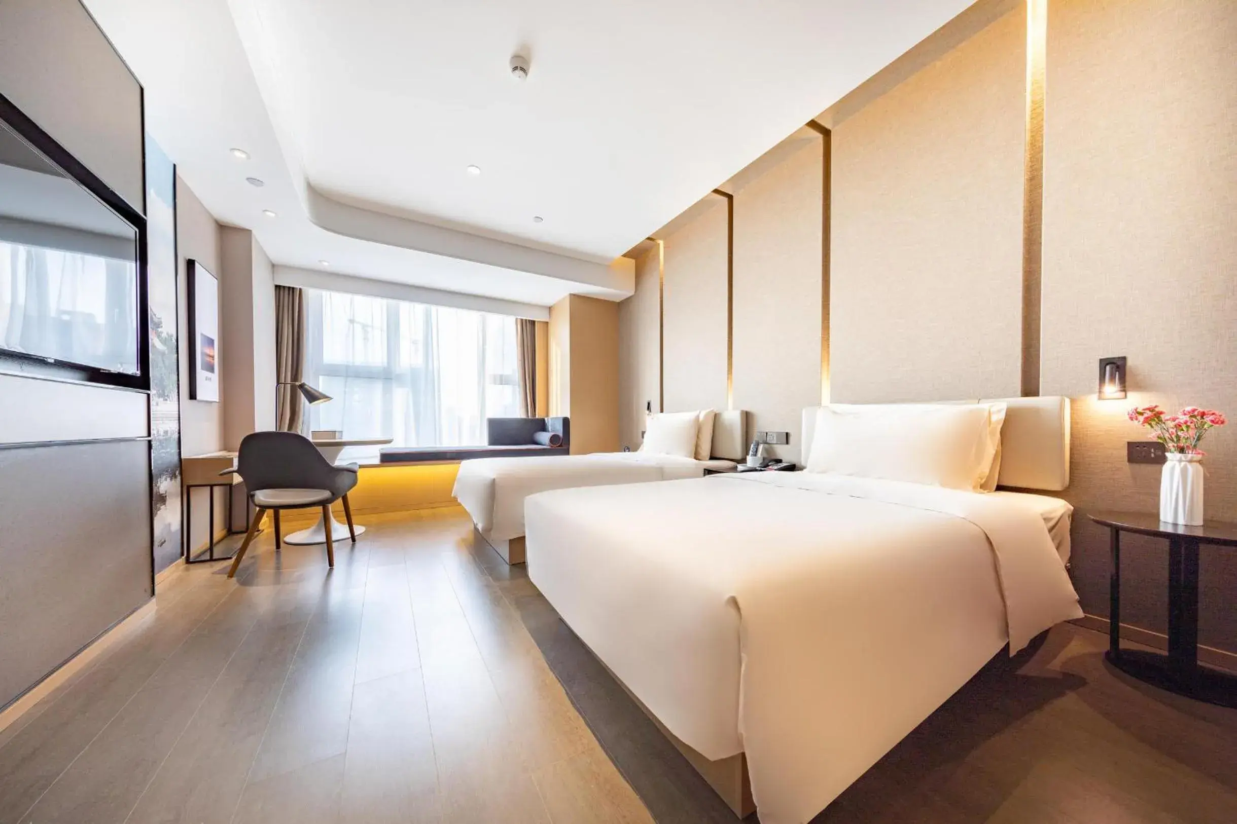 Bed in Atour Hotel South Jinan Industrial Road CBD Bed in Atour Hotel South Jinan Industrial Road CBD