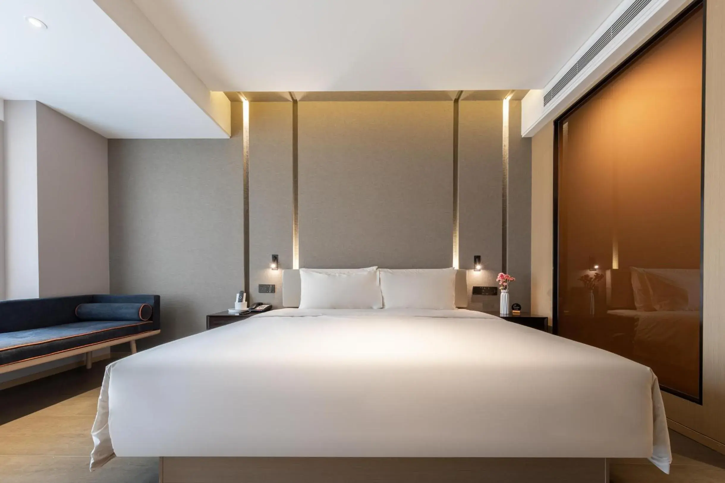 Bed in Atour Hotel South Jinan Industrial Road CBD Bed in Atour Hotel South Jinan Industrial Road CBD