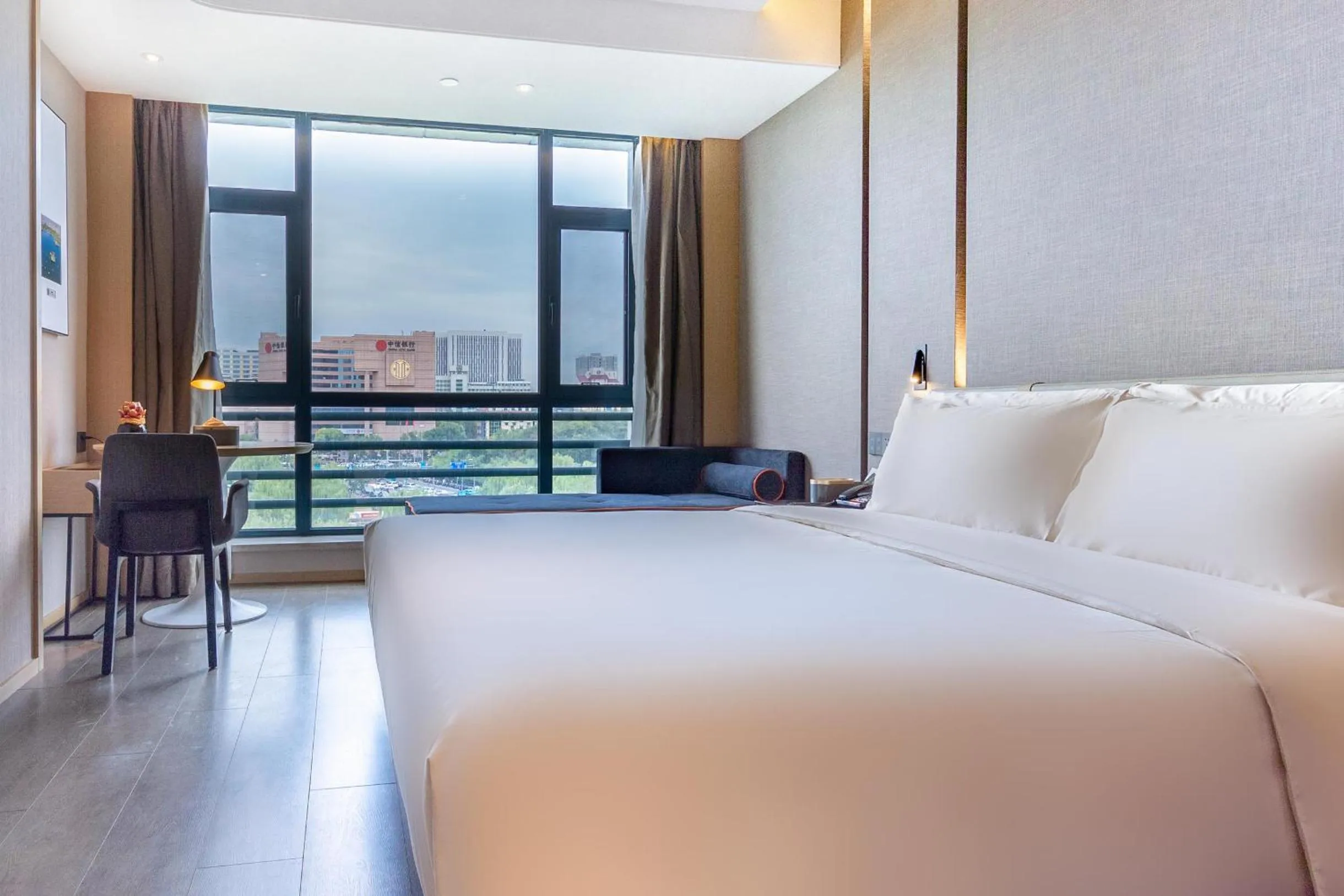 Bed in Atour S Hotel Jinan Baotu Spring