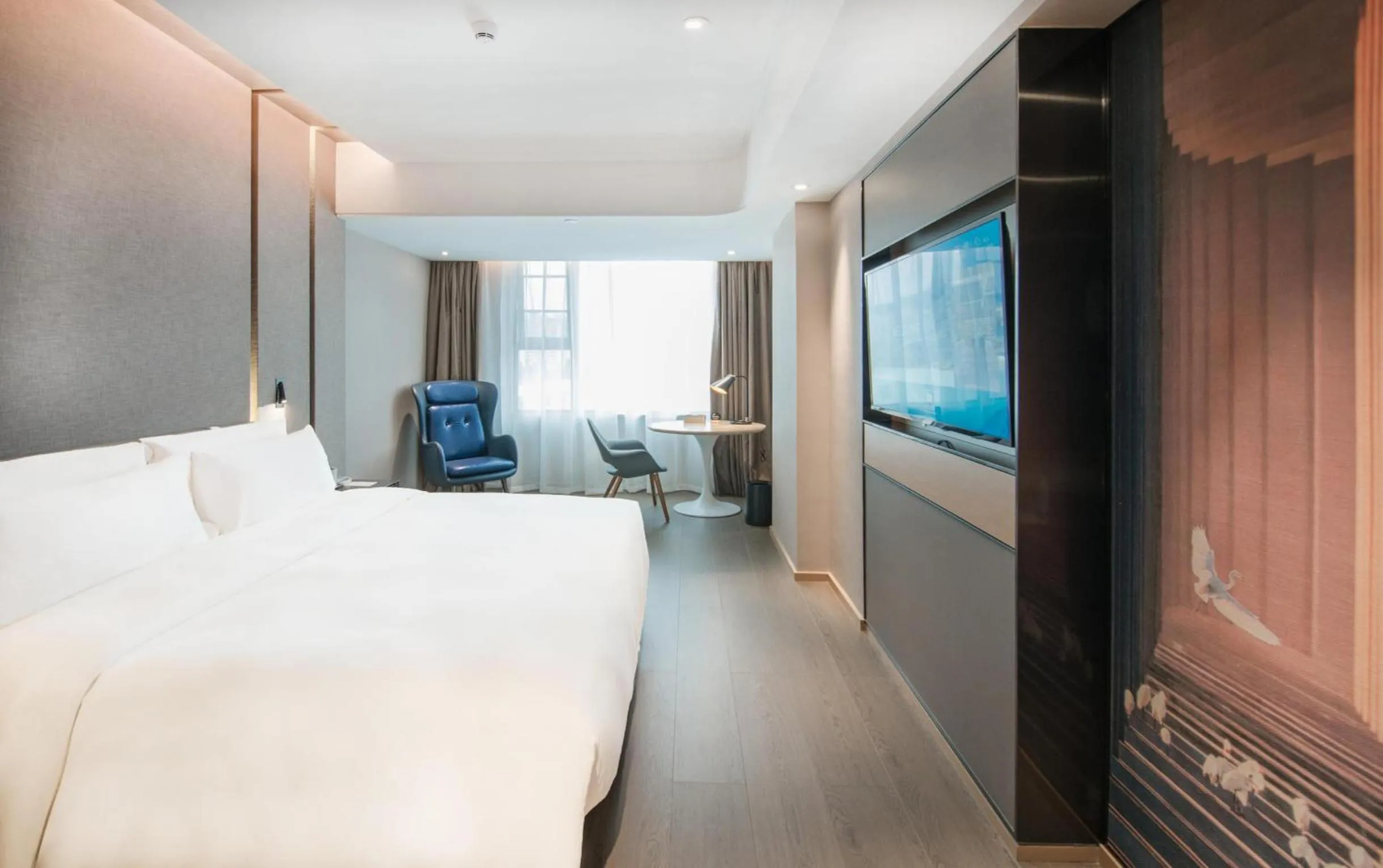 Bed in Atour Hotel Shenzhen Baoan International Airport