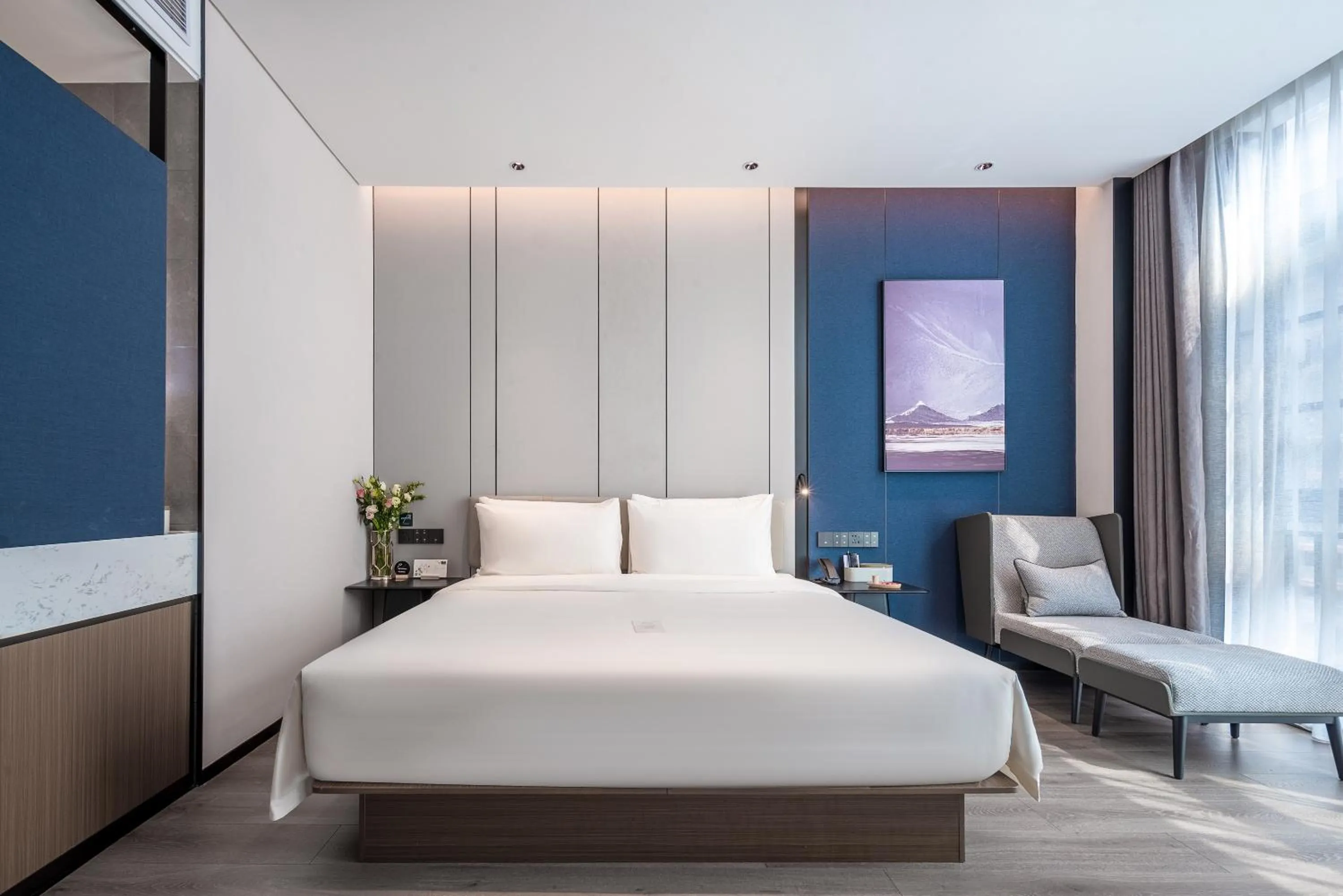 Bed in Atour Hotel Shenzhen Baoan Vanke Star City