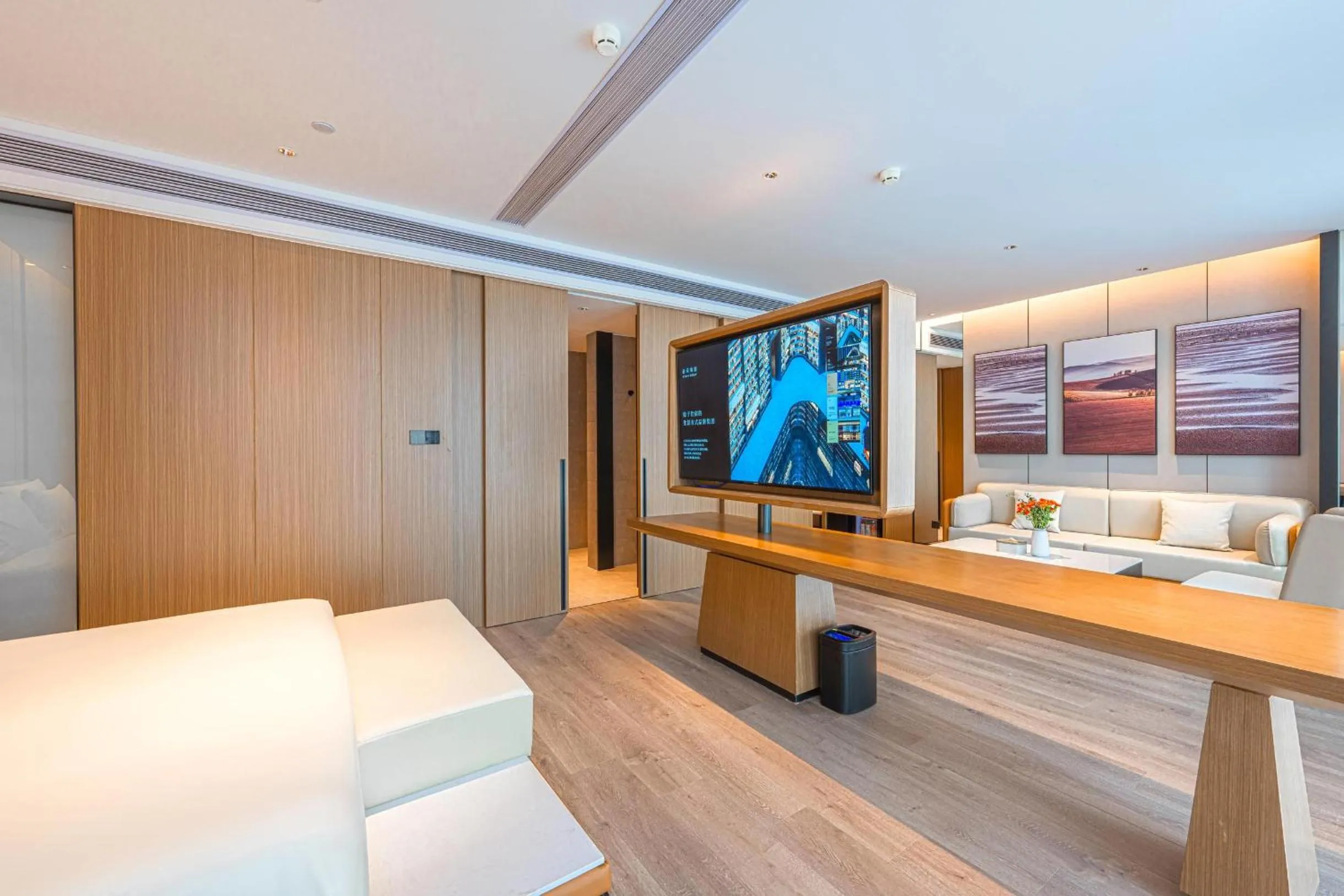 Bed in Atour Hotel Shenzhen Baoan Vanke Star City