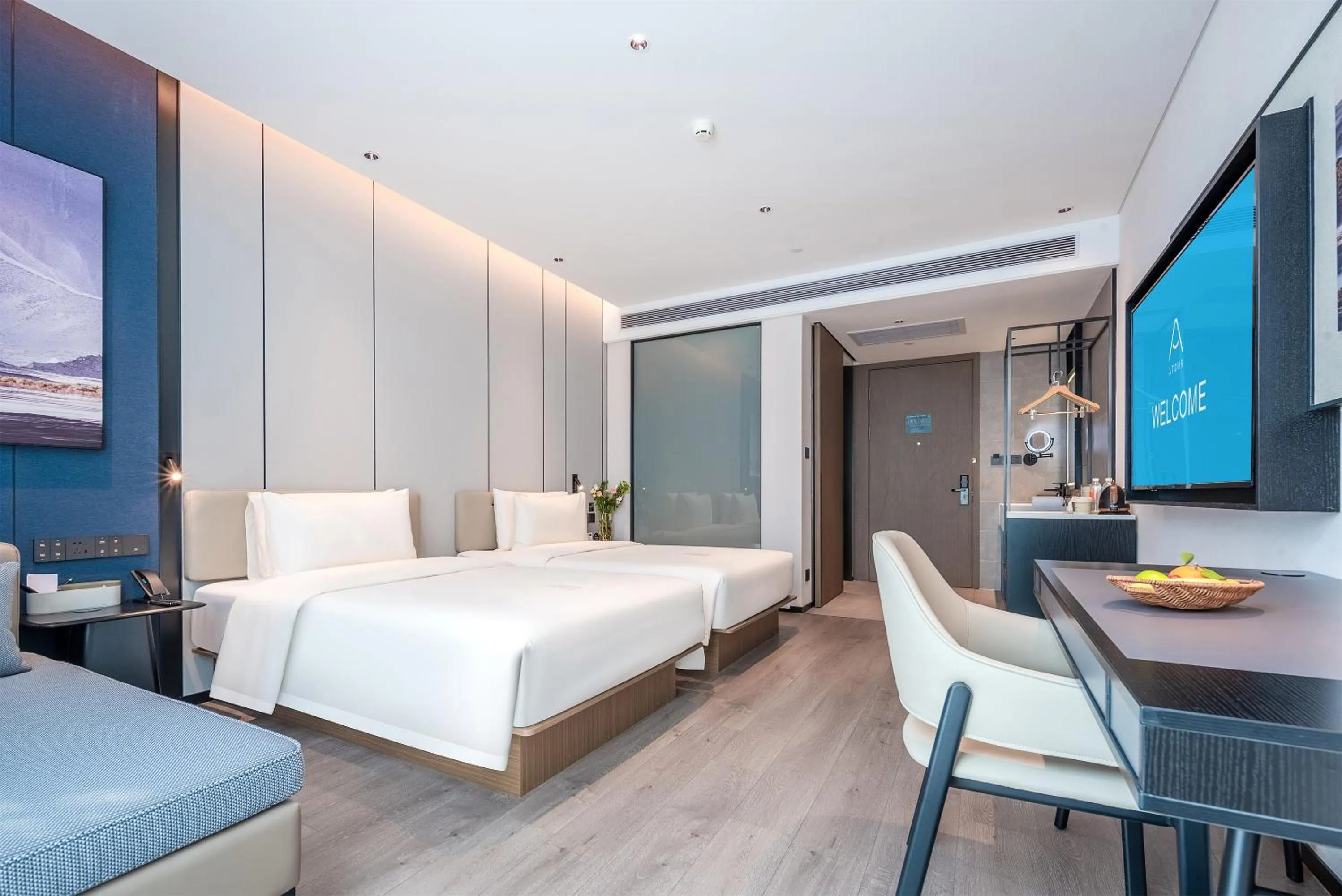 Bed in Atour Hotel Shenzhen Baoan Vanke Star City