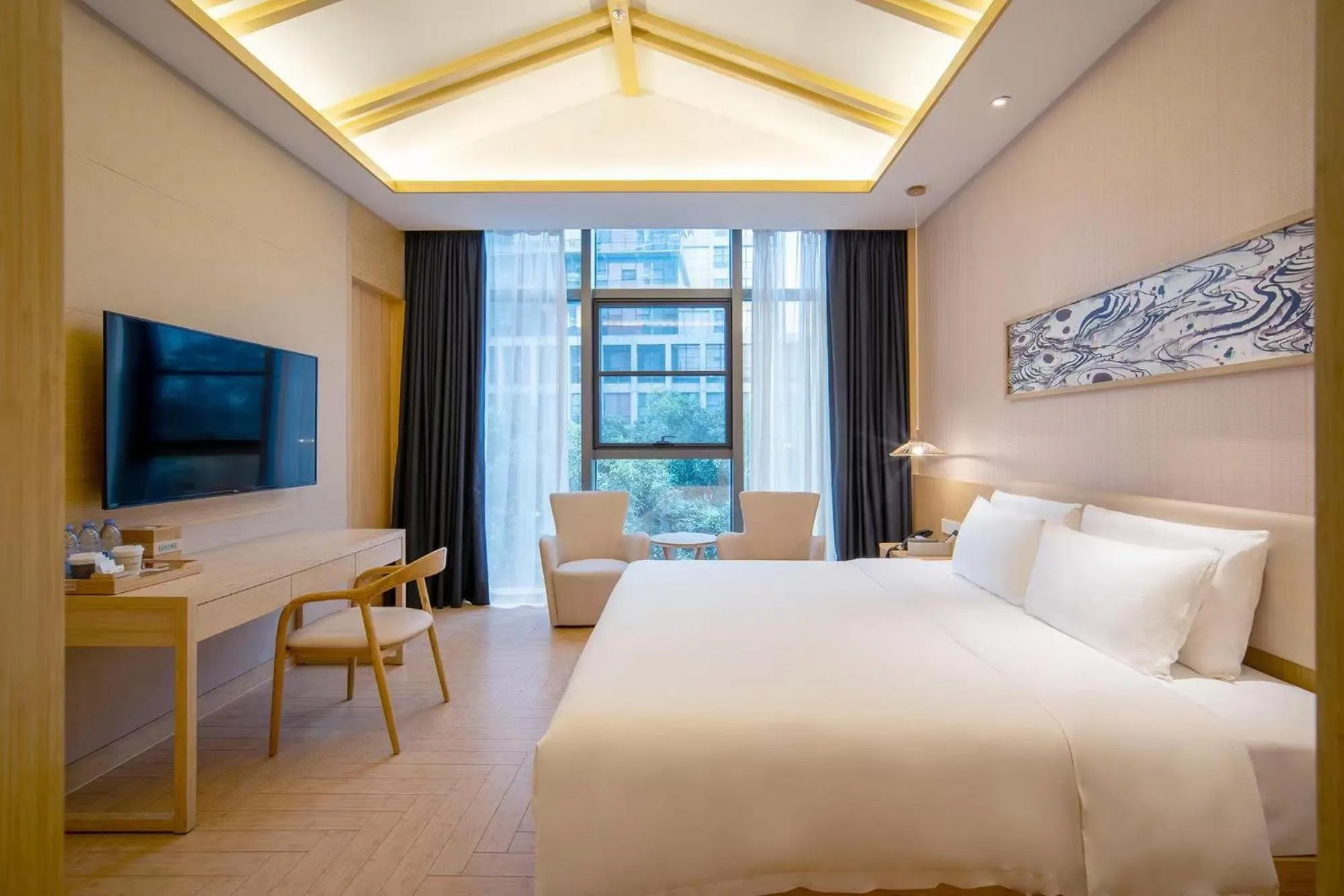 Photo of the whole room, Bed in Atour X Hotel Shenzhen Futian CBD Chegongmiao