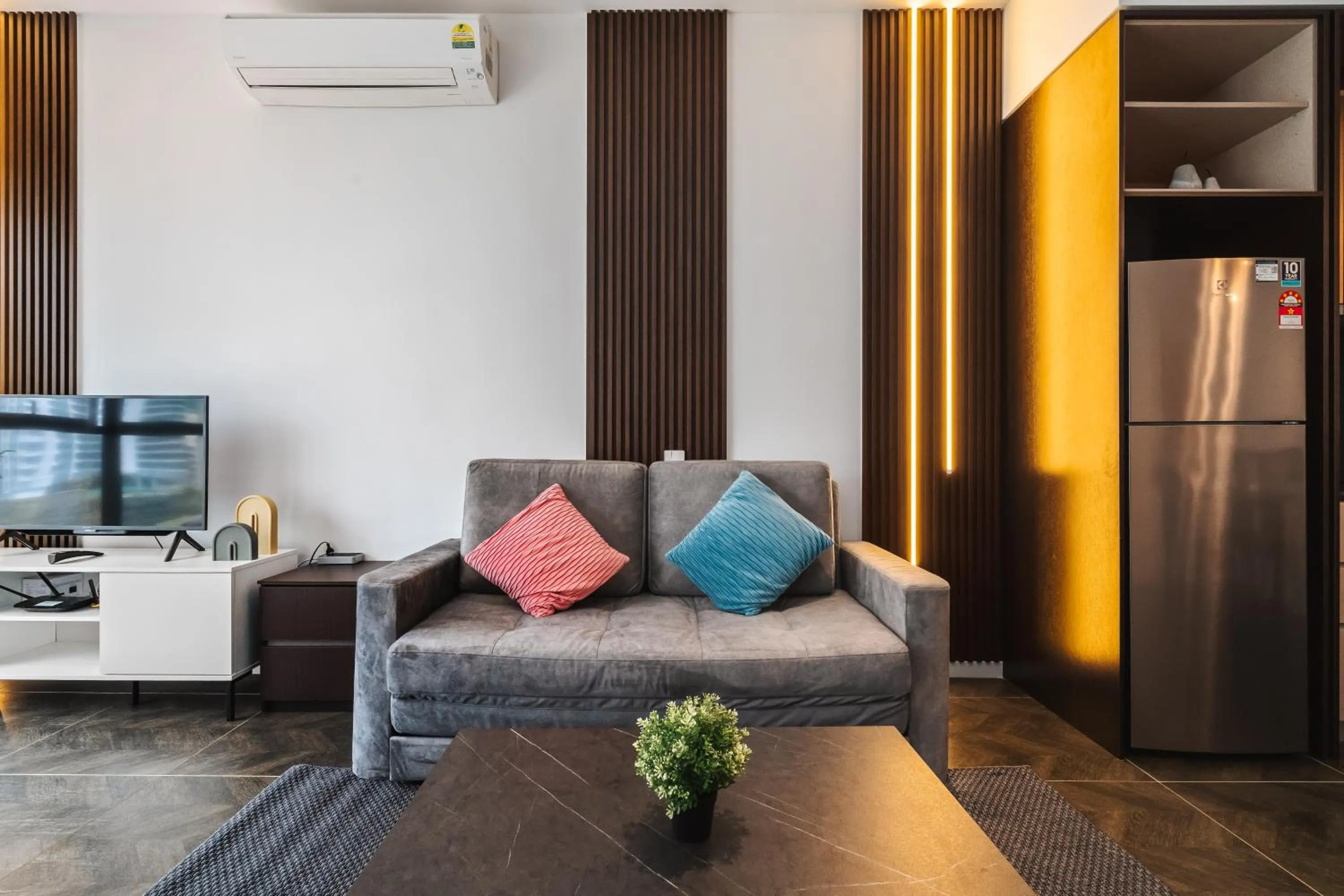 TV and multimedia in Scarletz KLCC Apartments by soulasia