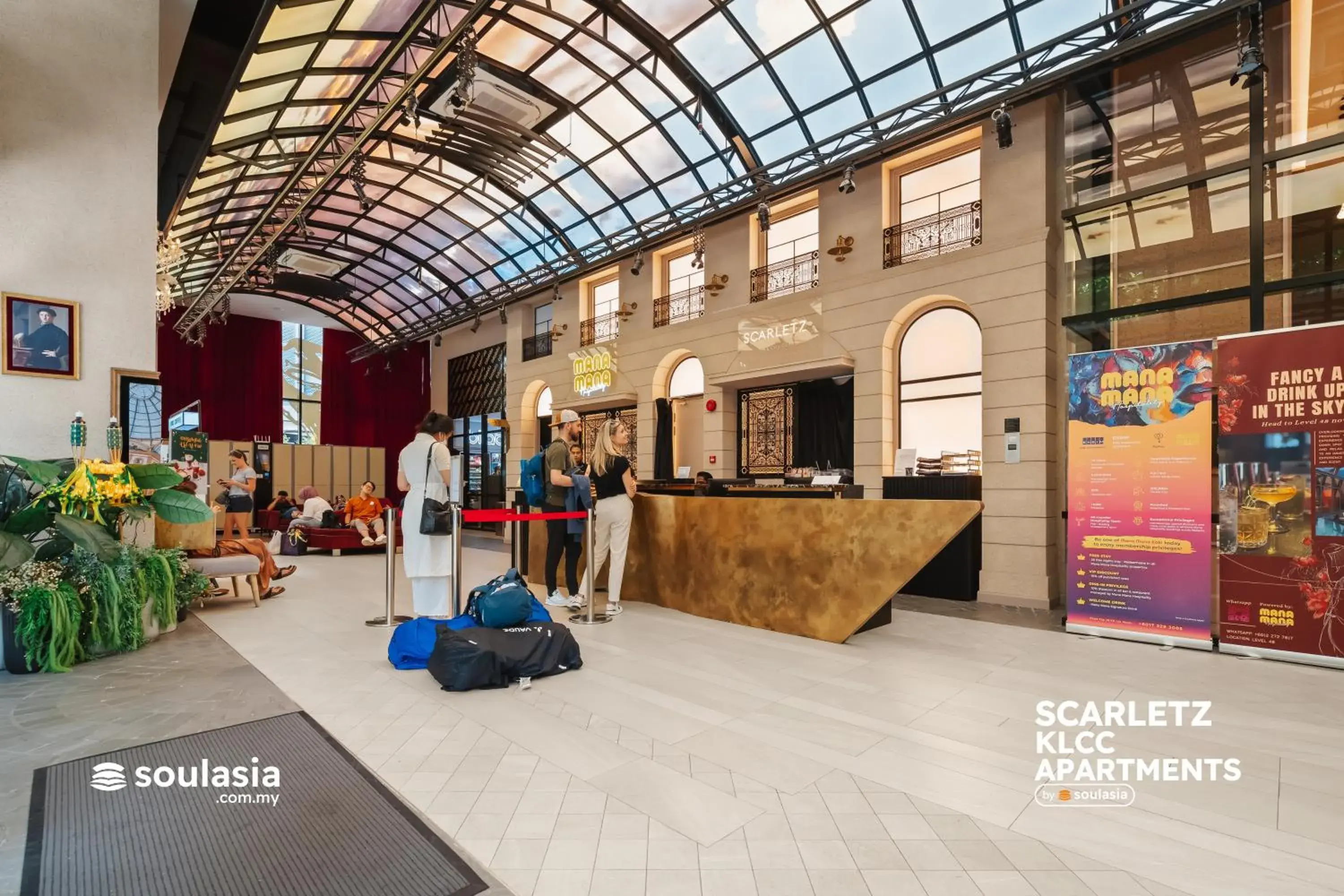 Lobby or reception in Scarletz KLCC Apartments by soulasia Lobby or reception in Scarletz KLCC Apartments by soulasia