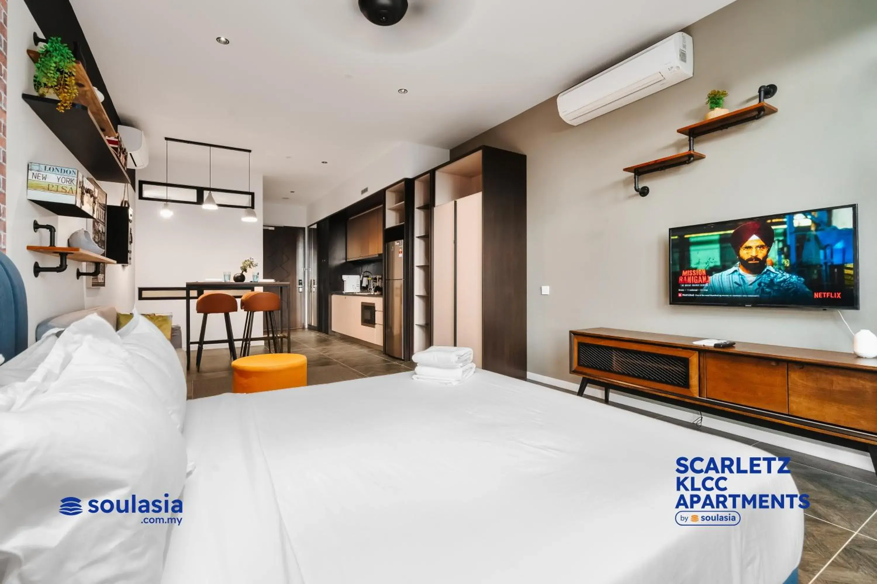 Bed in Scarletz KLCC Apartments by soulasia Bed in Scarletz KLCC Apartments by soulasia