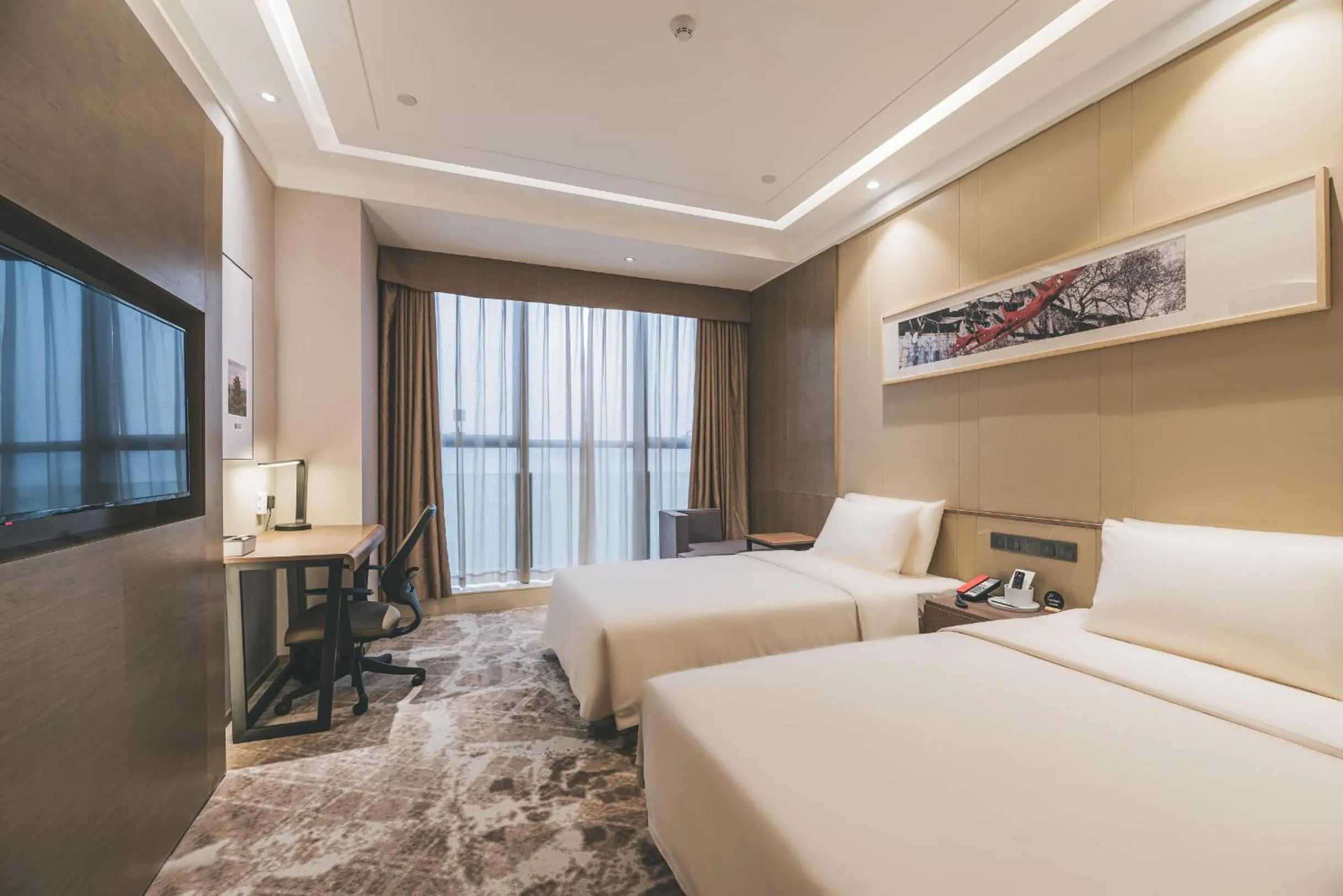 Bed in Atour Hotel Guanyin Bridge Chongqing