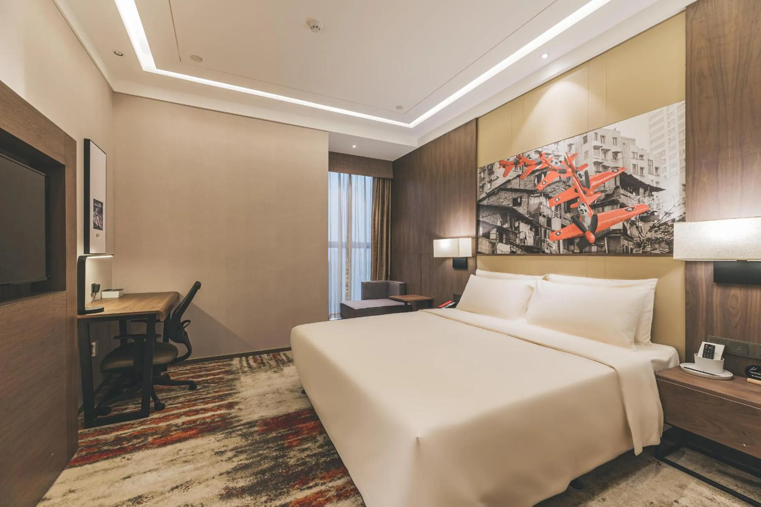 Bed in Atour Hotel Guanyin Bridge Chongqing
