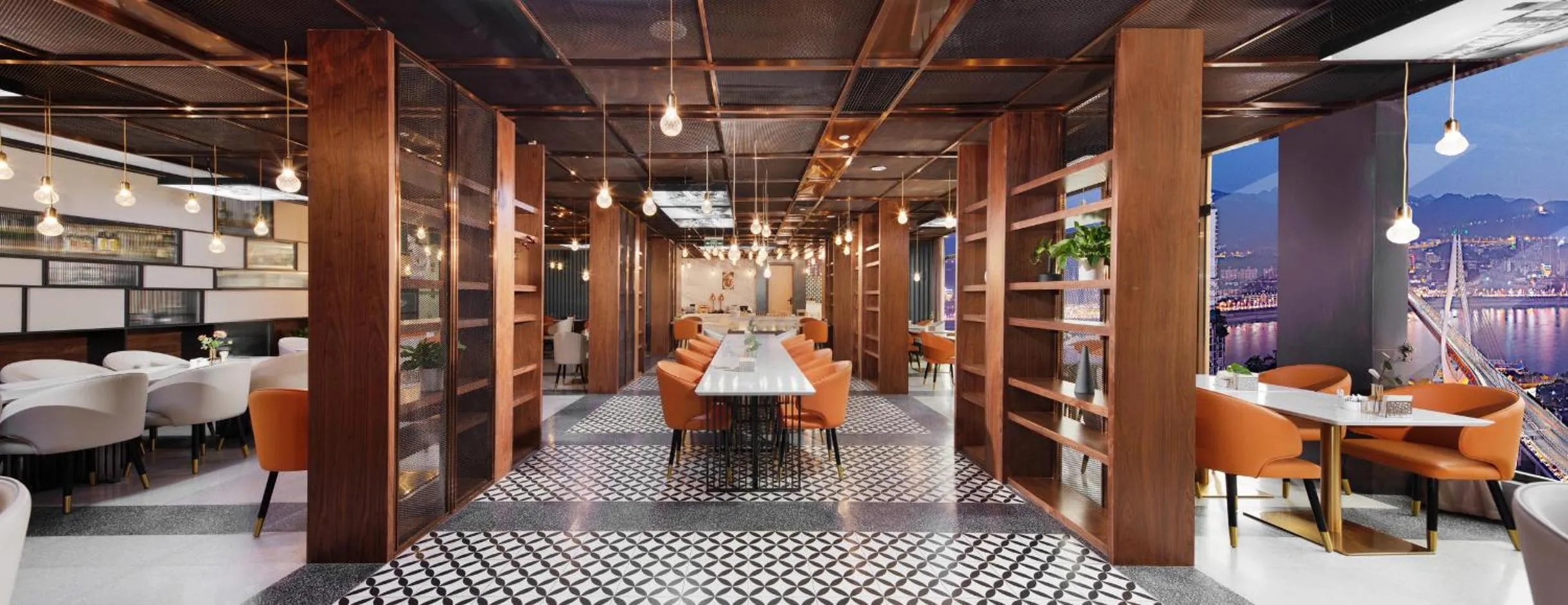 Restaurant/places to eat in Atour Hotel Chongqing Jiefangbei Raffles City Riverview