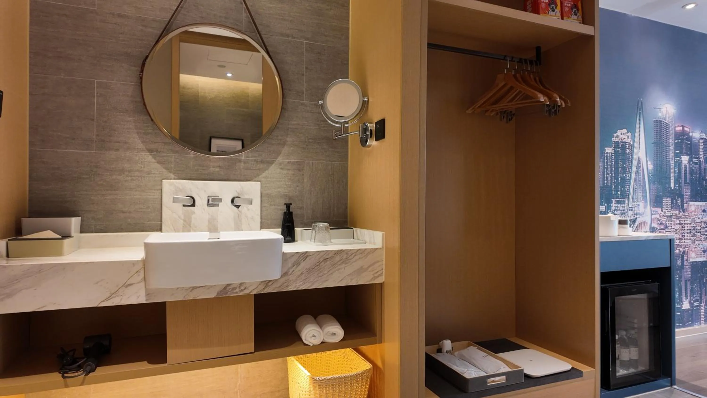 Bathroom in Atour Hotel Chongqing Jiefangbei Raffles City Riverview