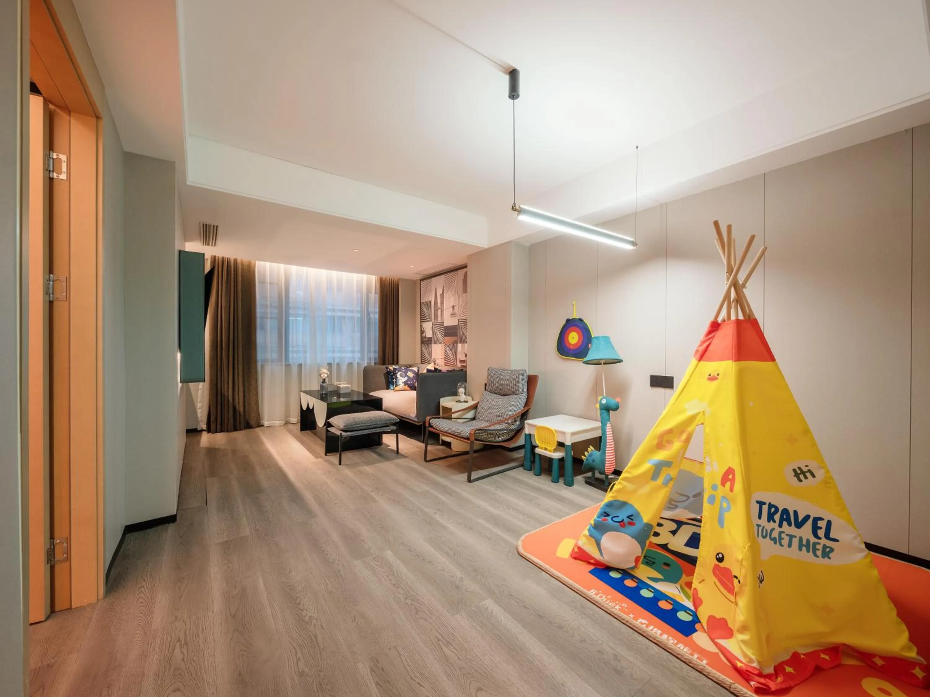 Living room in Atour S Hotel Chongqing Jiefangbei Hongyadong Riverview