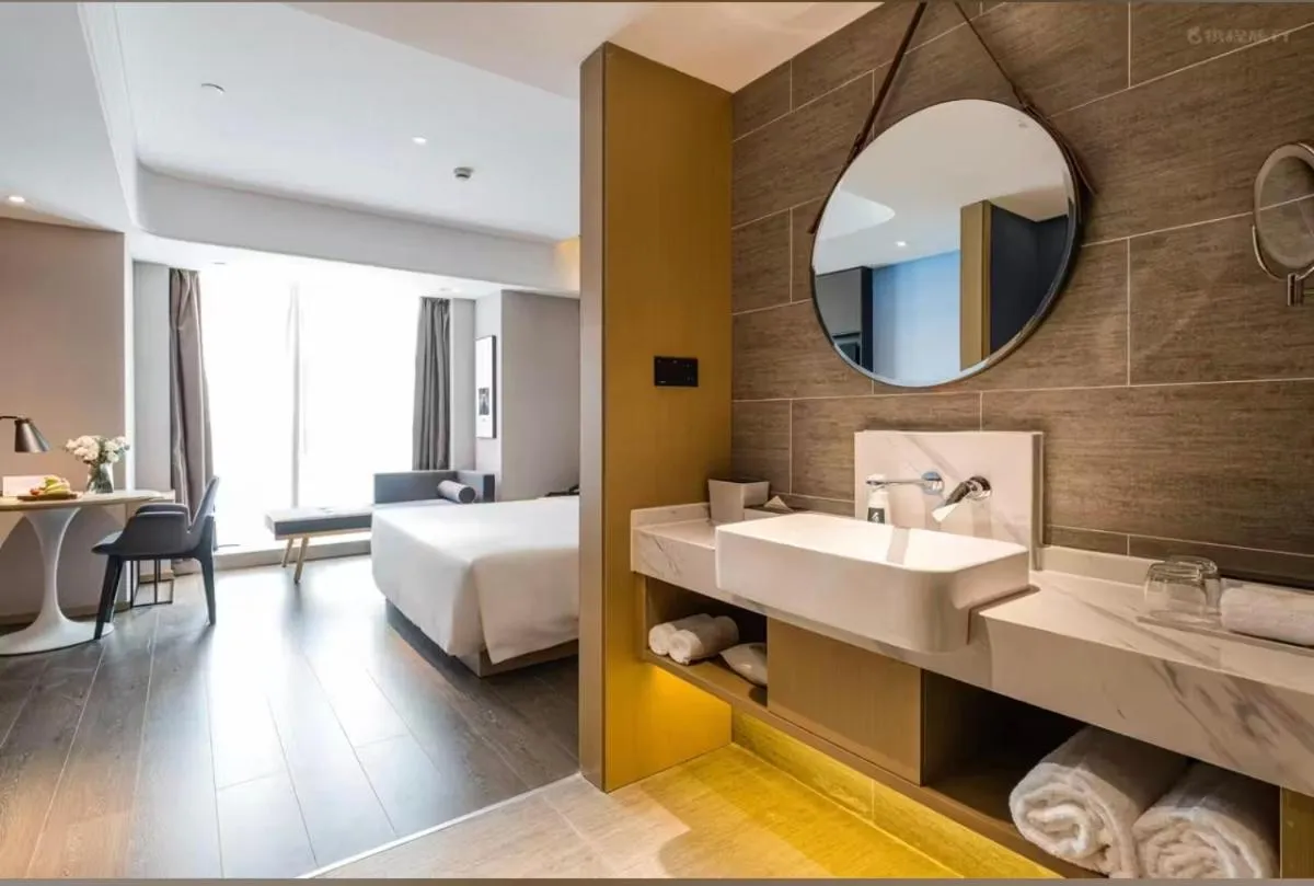 Bed in Atour Hotel Chengdu Taikoo Li Future Center