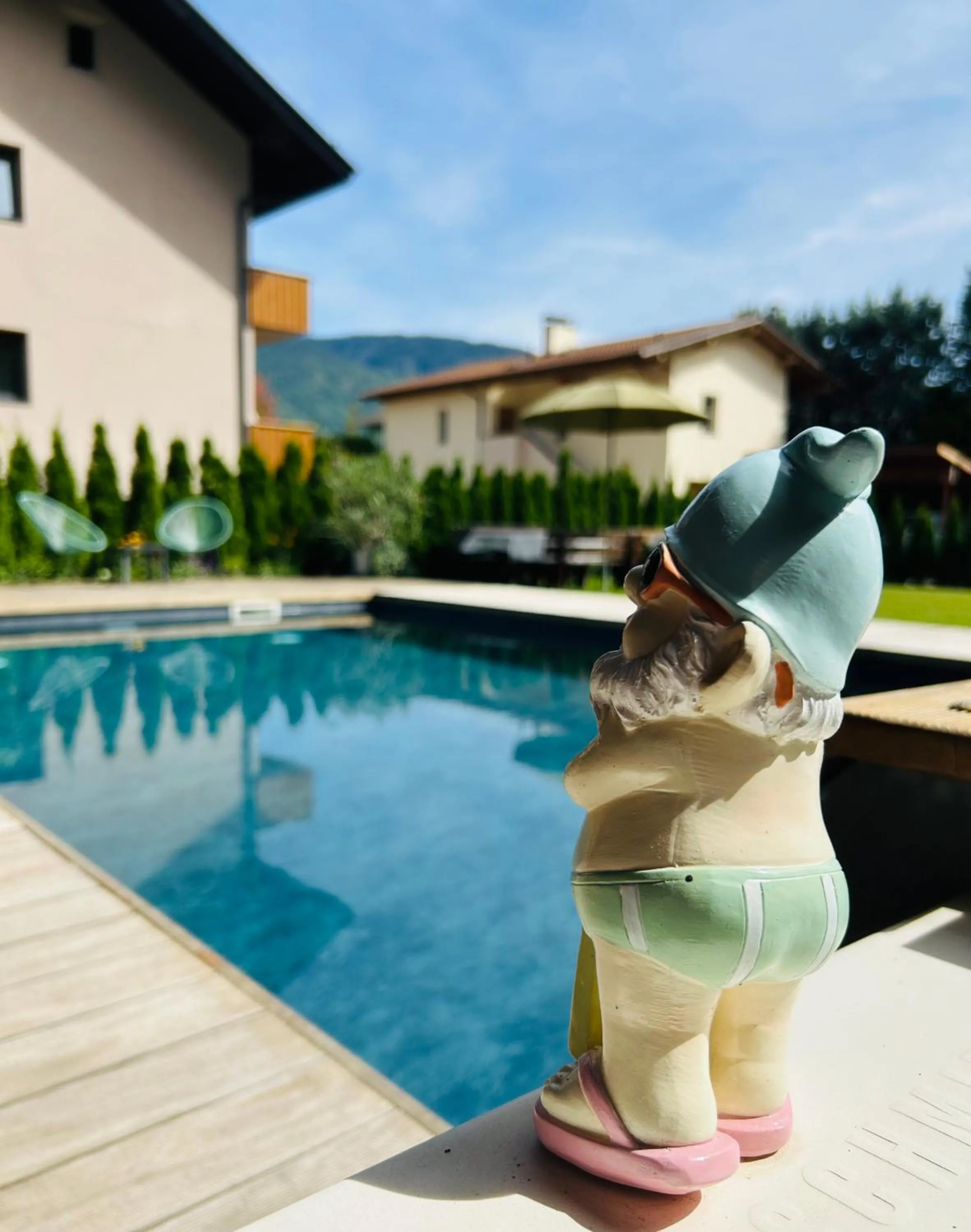 Swimming pool in Rosalie Apartments