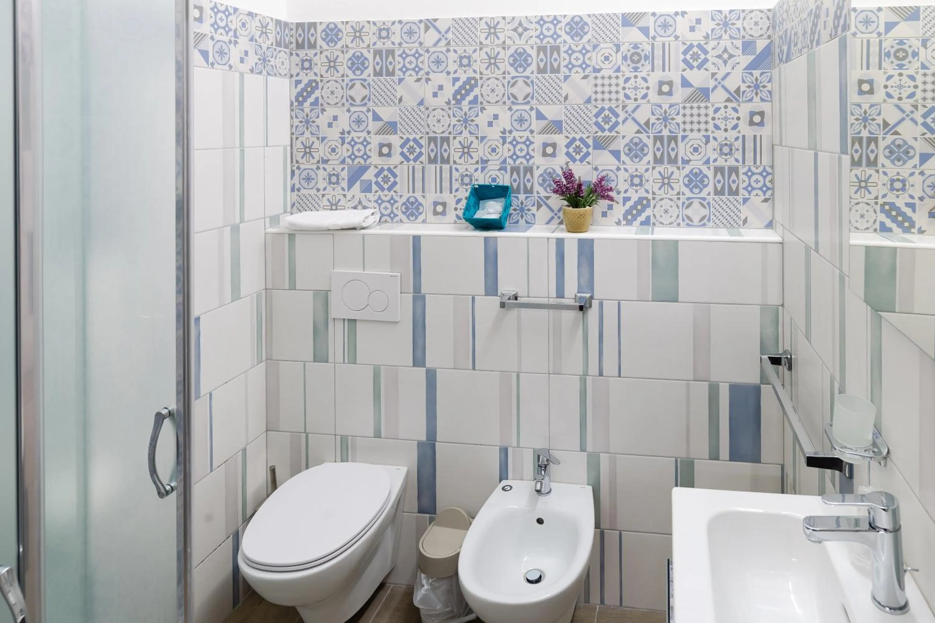 Bathroom in Affittacamere Alessia