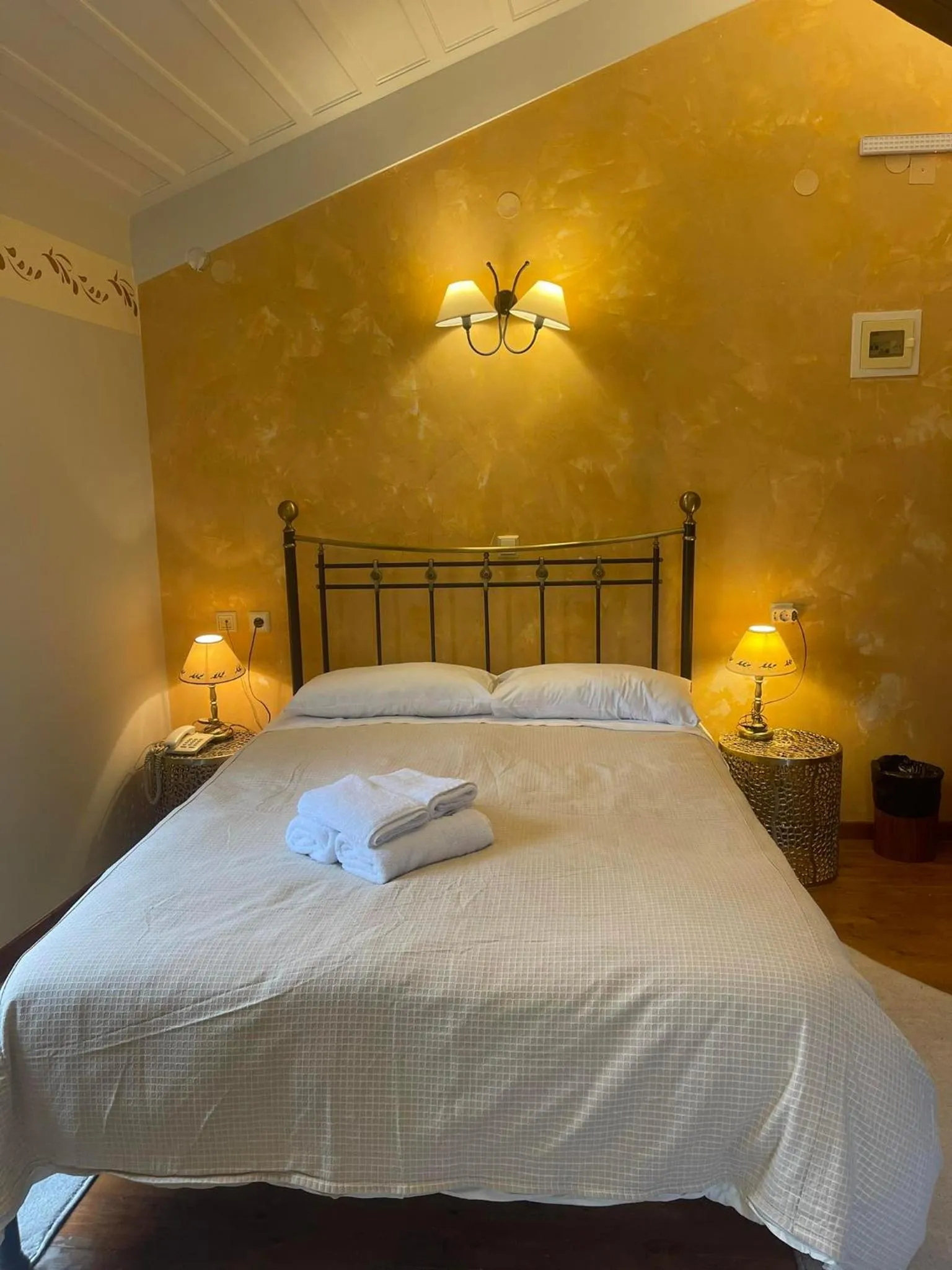 Bed in Pension Isabo