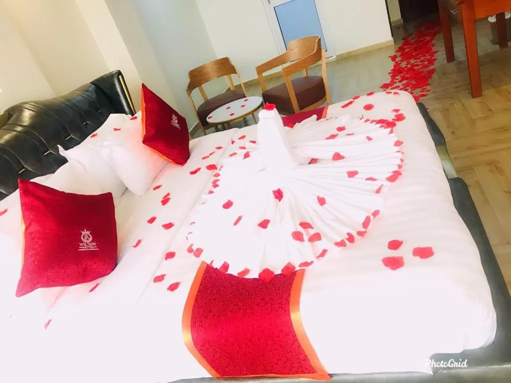 Bed in Wilsen Hotel Nansana