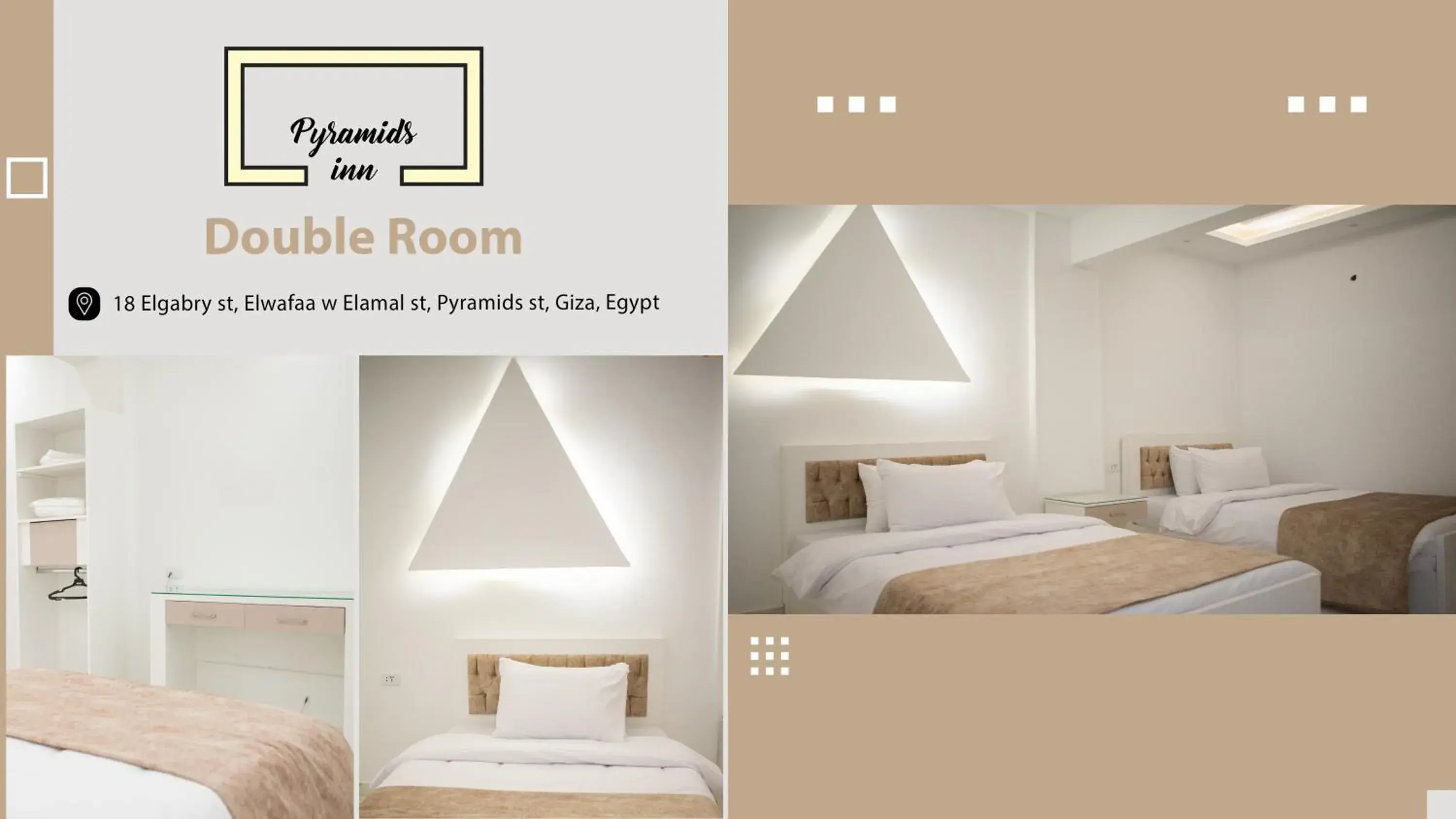 Double Room with Balcony - single occupancy in PR Pyramids Inn Double Room with Balcony - single occupancy in PR Pyramids Inn