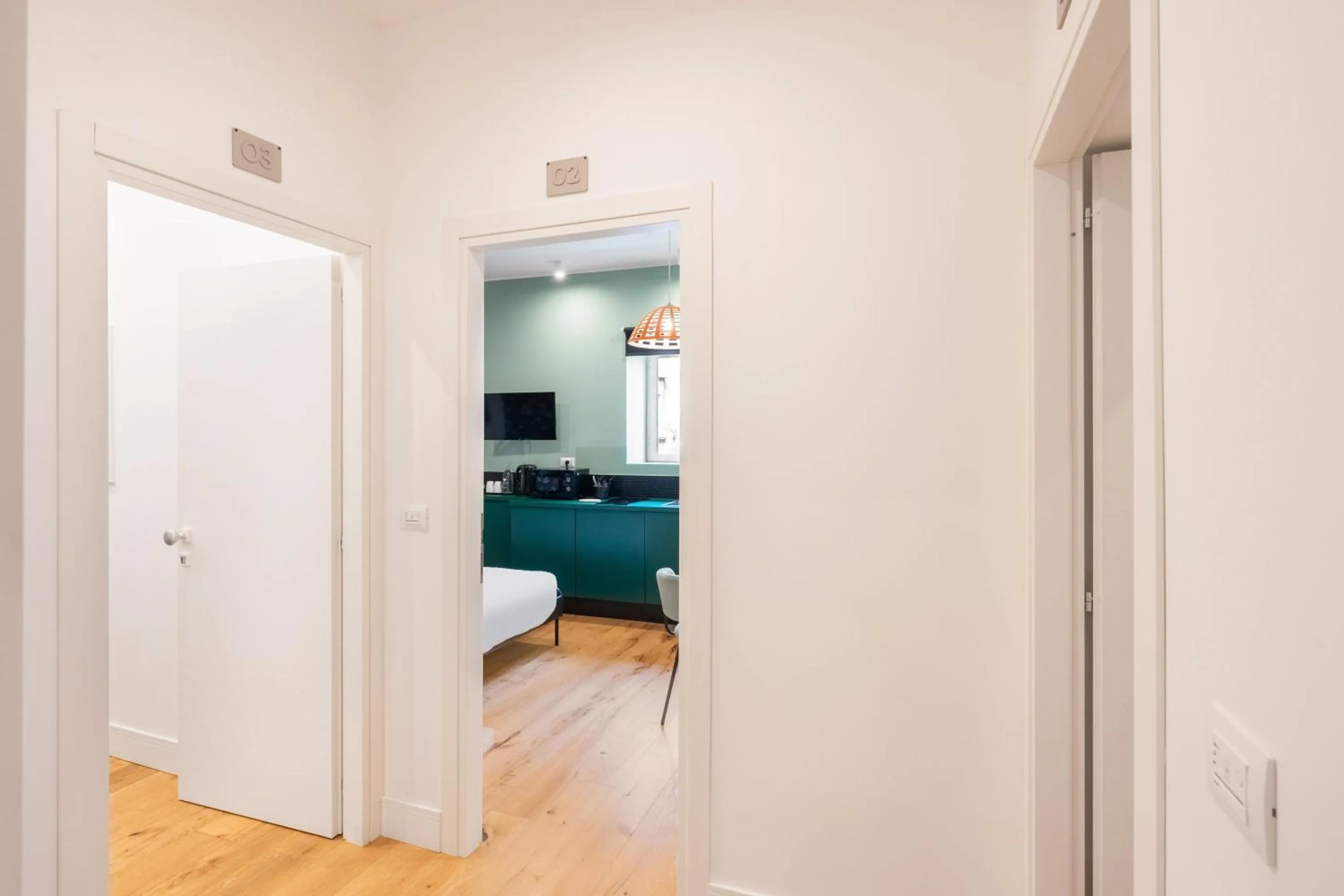 Lobby or reception, Bed in The Idyll Boutique apartment - Suite in Napoli's Spanish Quarters