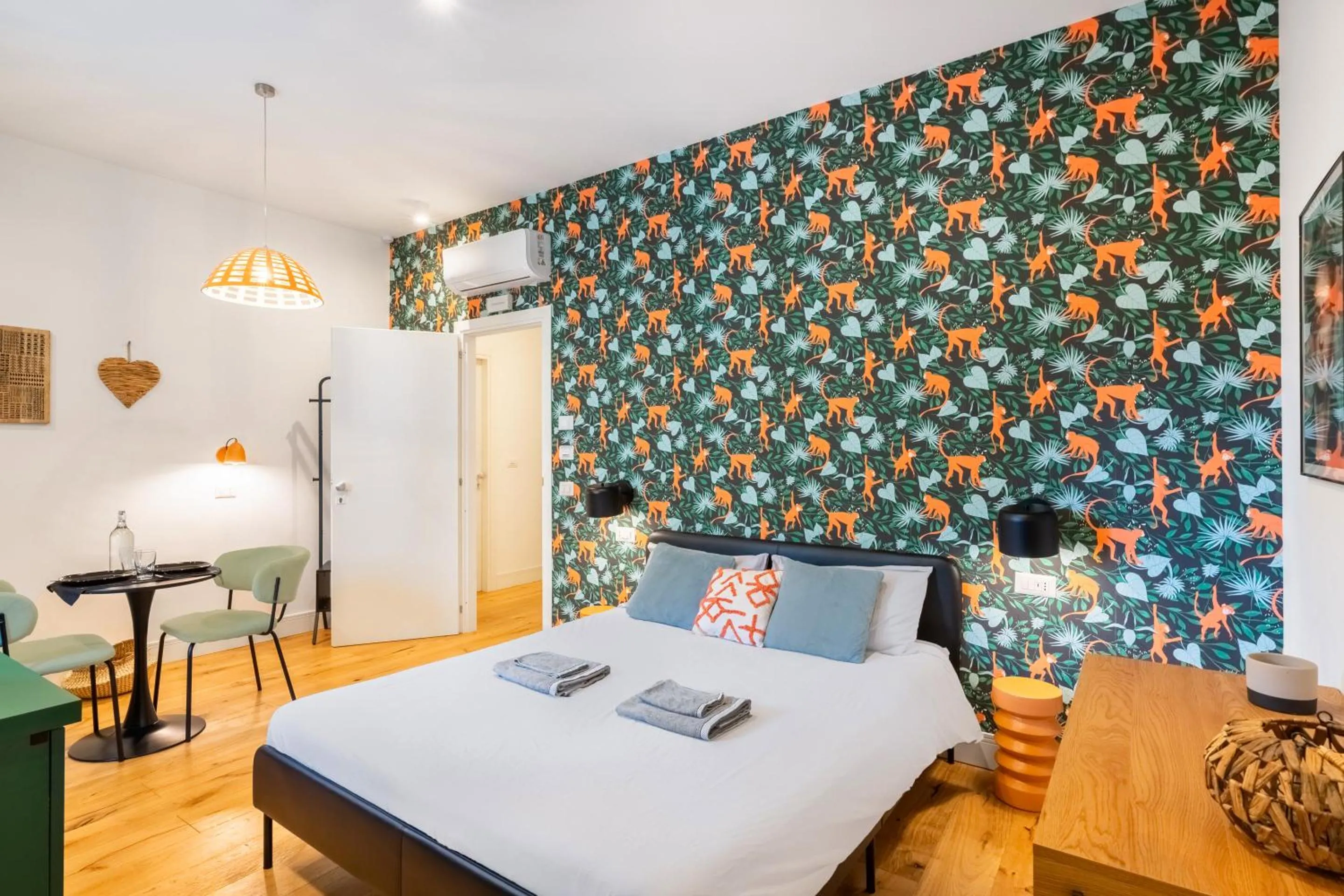 Bedroom, Bed in The Idyll Boutique apartment - Suite in Napoli's Spanish Quarters