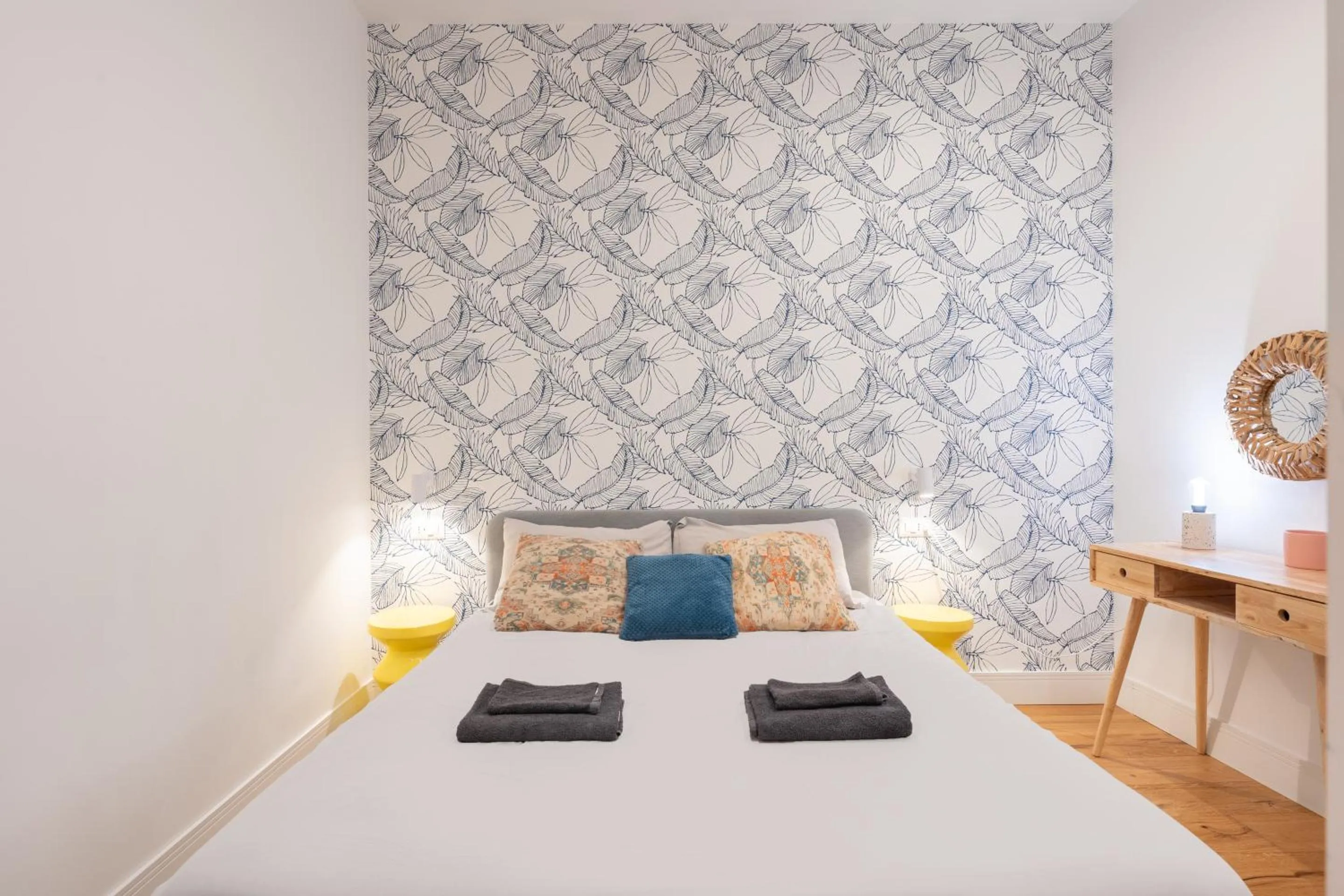 Bedroom, Bed in The Idyll Boutique apartment - Suite in Napoli's Spanish Quarters