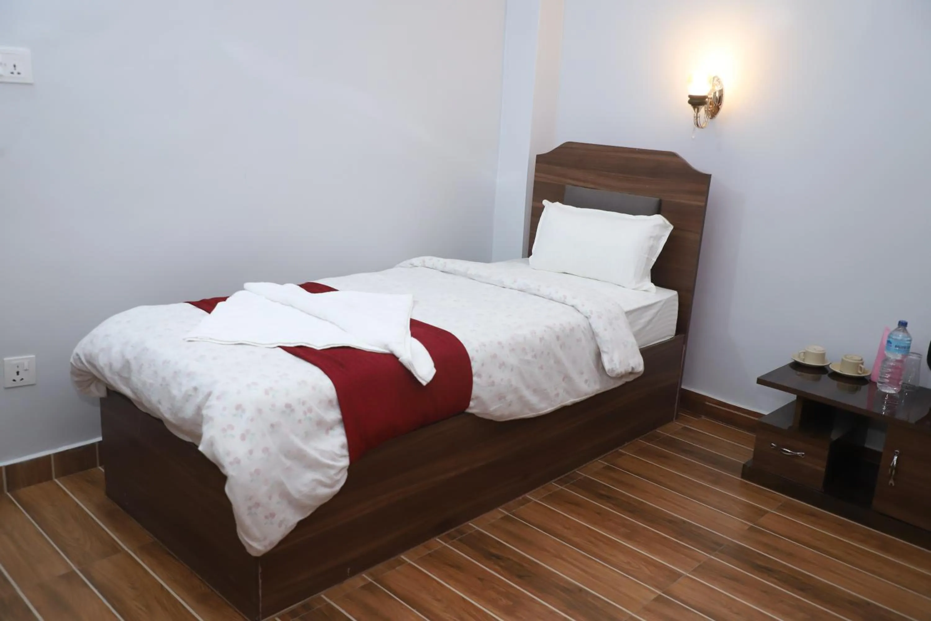 Bed in Hotel Nepal Inn Sauraha