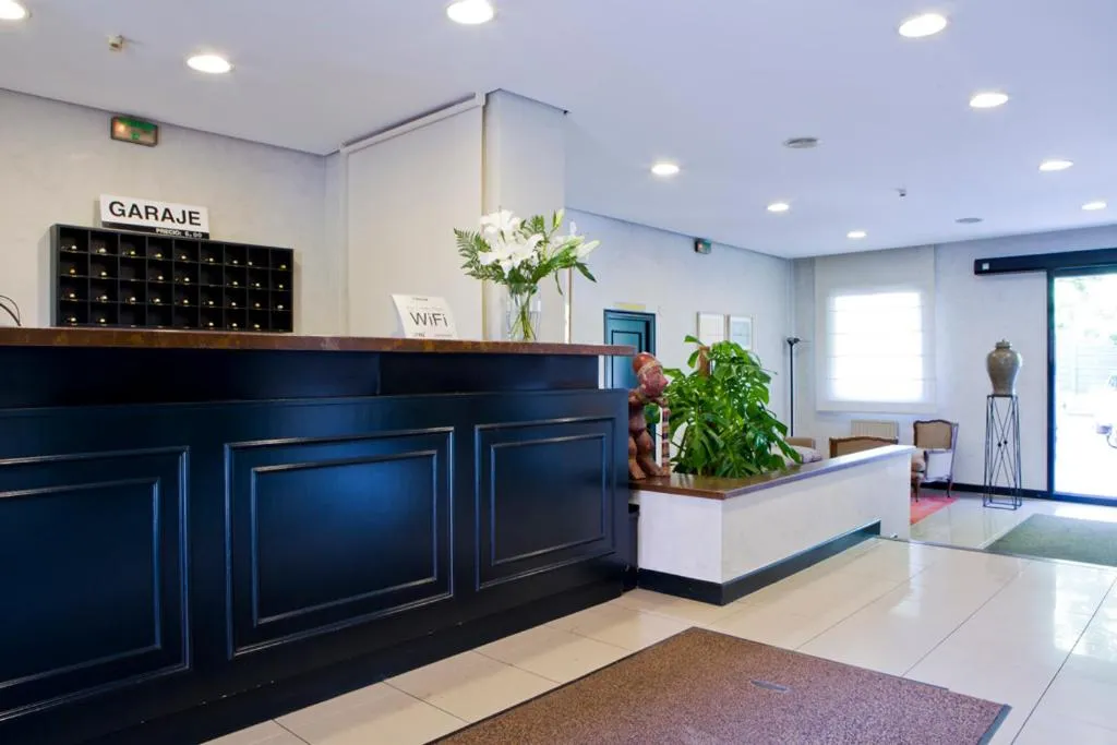 Lobby or reception in Hotel Ibiltze