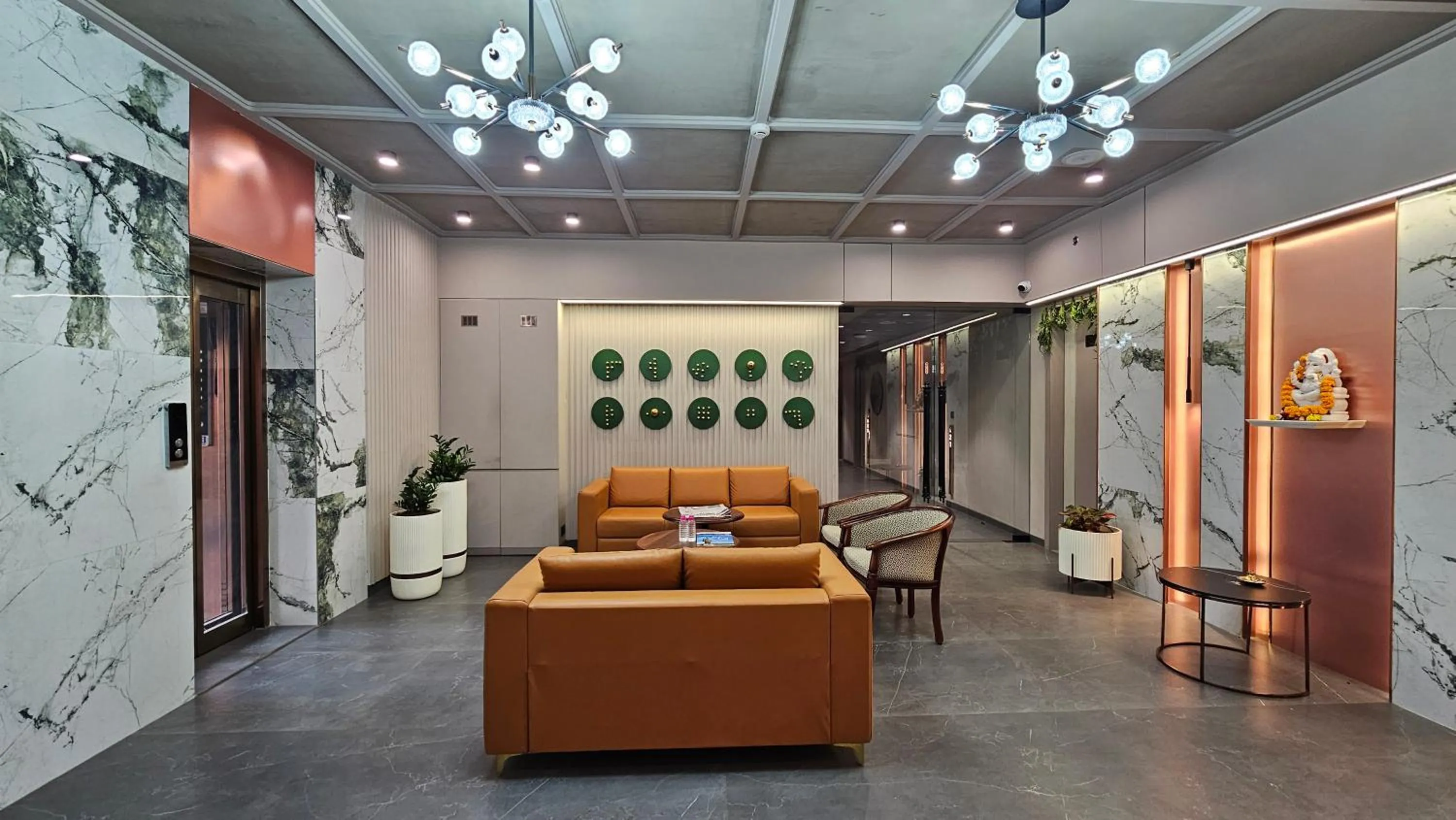 Seating area in Apricot Motera