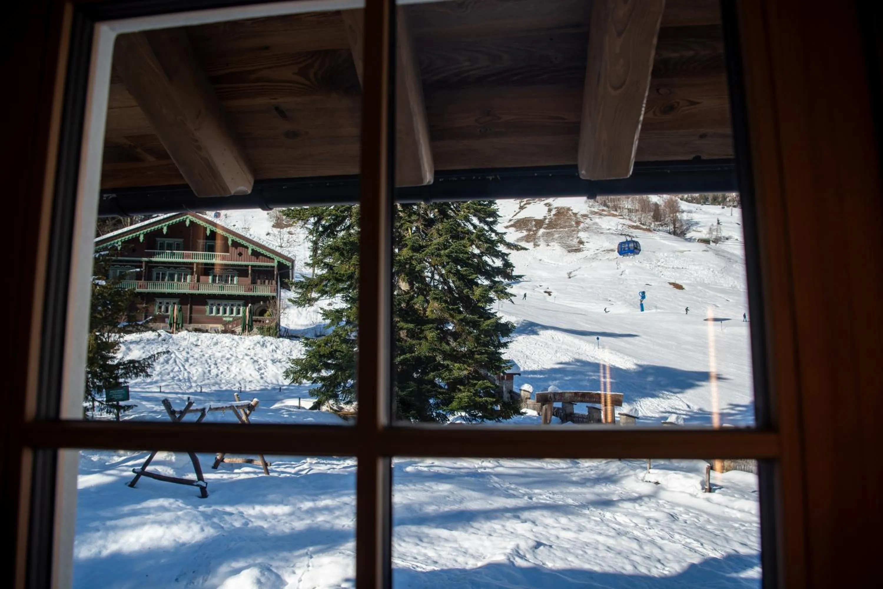 View (from property/room) in Chalet Marmotta CULM - Luxus Chalet Ski-In Ski-Out