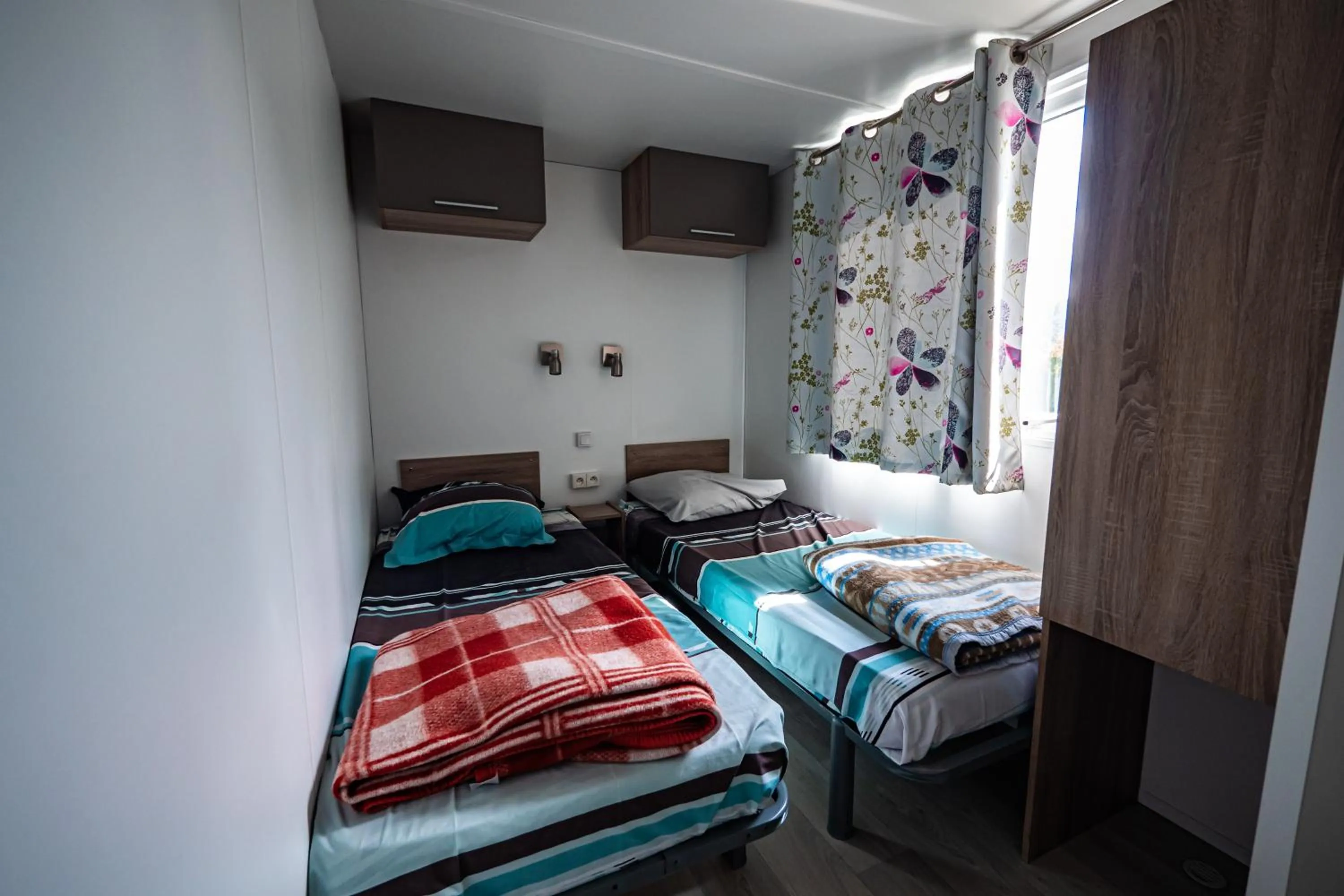 Bed in Camping écovillage Soleil du Pibeste