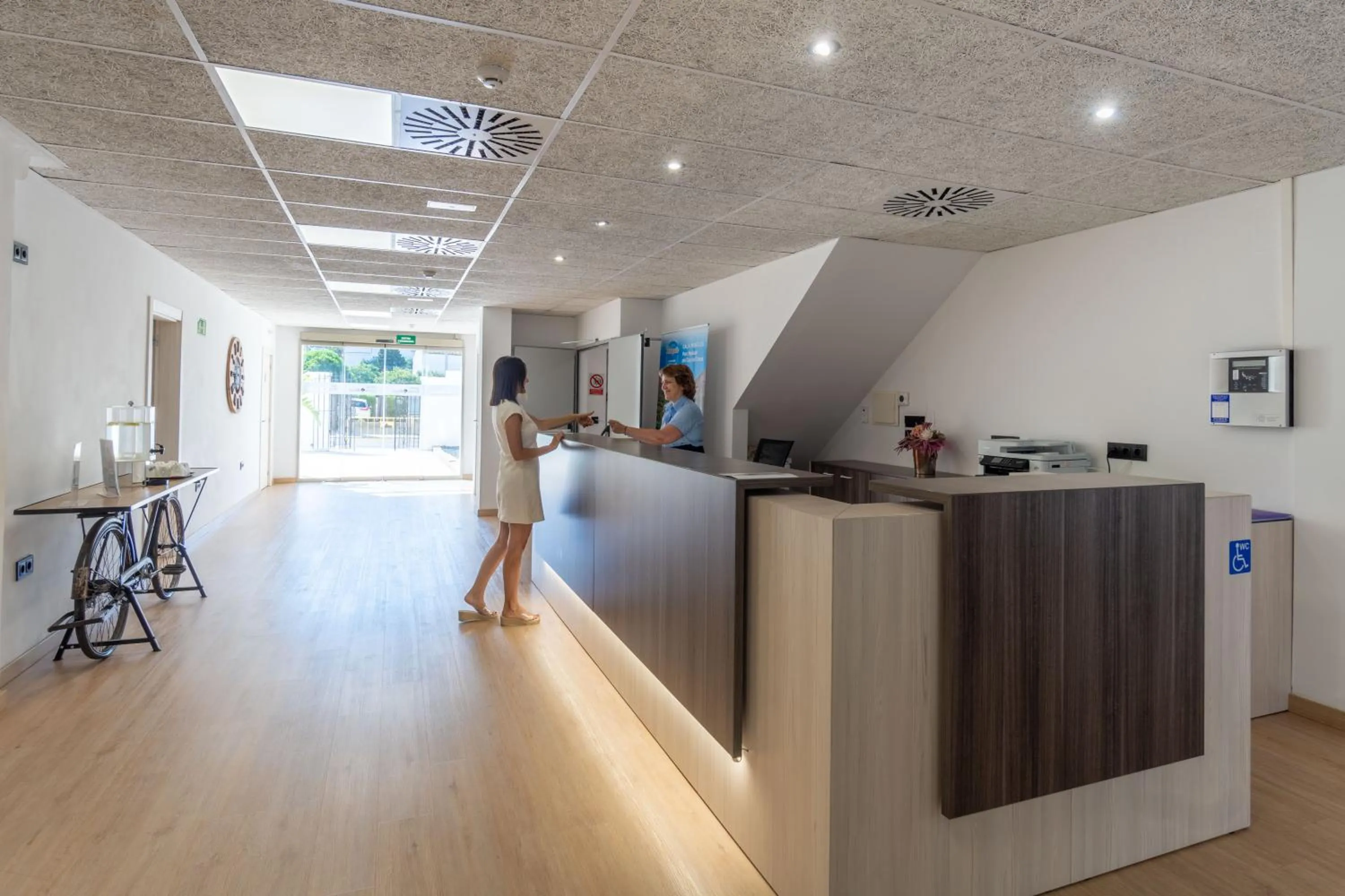 Lobby or reception in Hotel Costa Brava