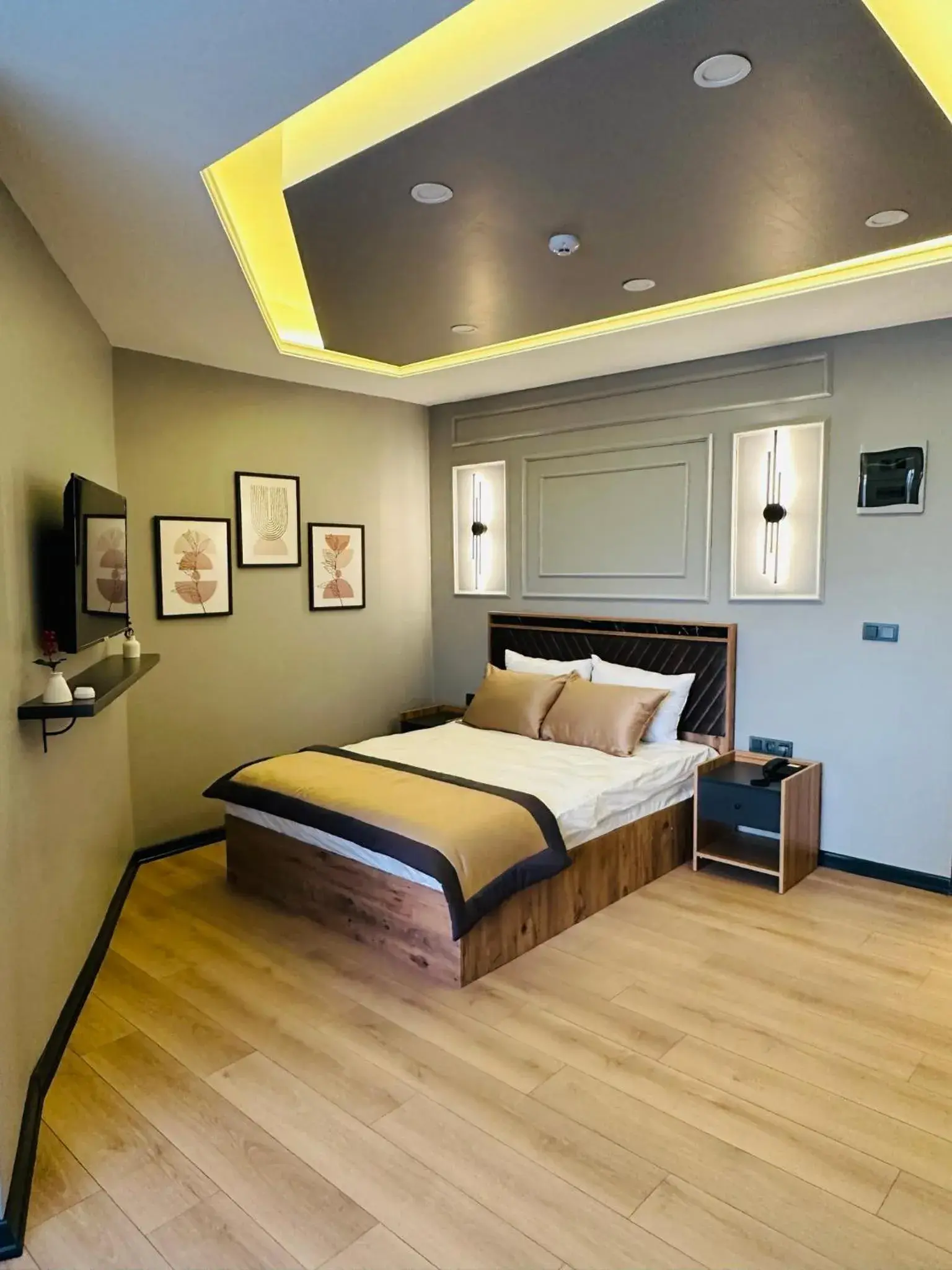 Bed in Skymoon Istanbul Airport Hotel Bed in Skymoon Istanbul Airport Hotel