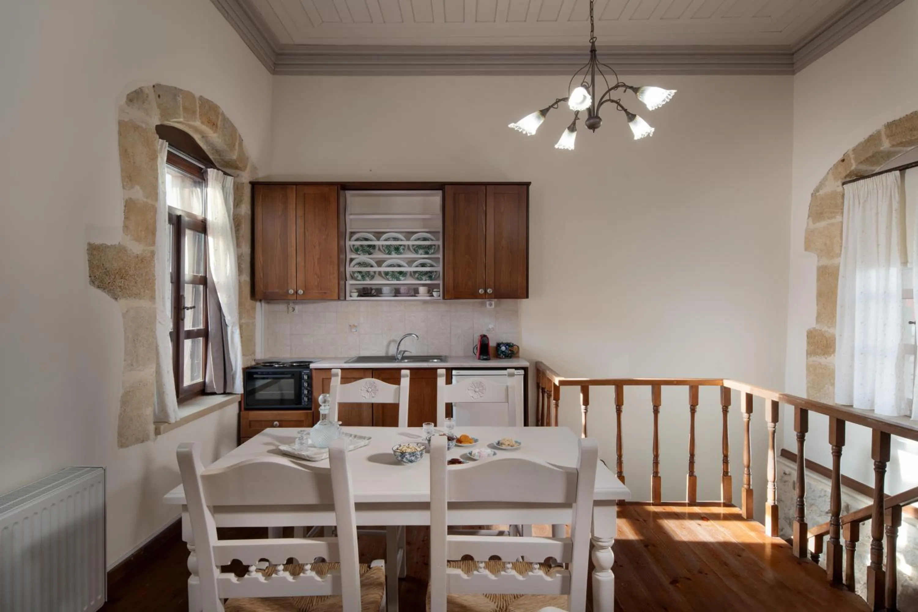 Kitchen or kitchenette in Arhontiko Arhanes Suites