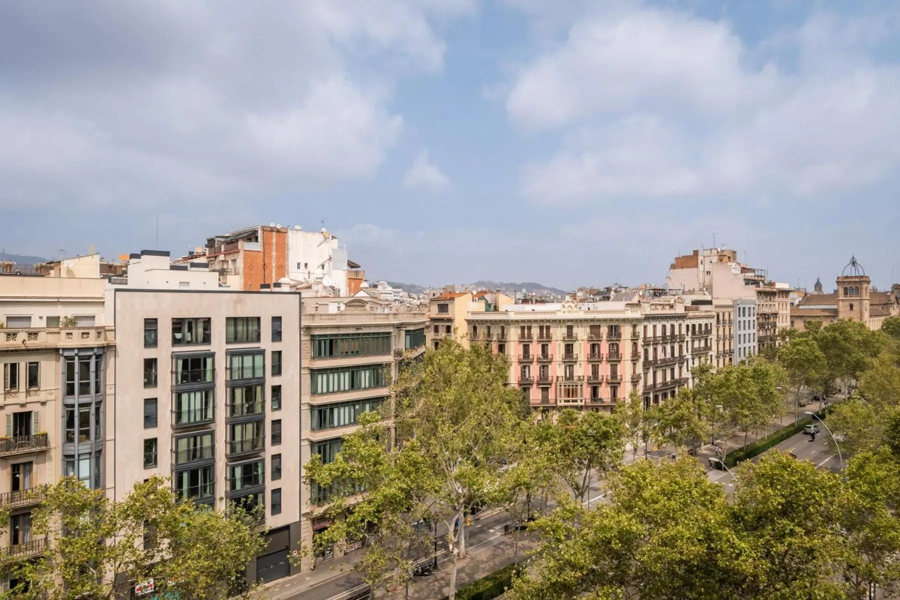 City view in Petit Palace Eixample